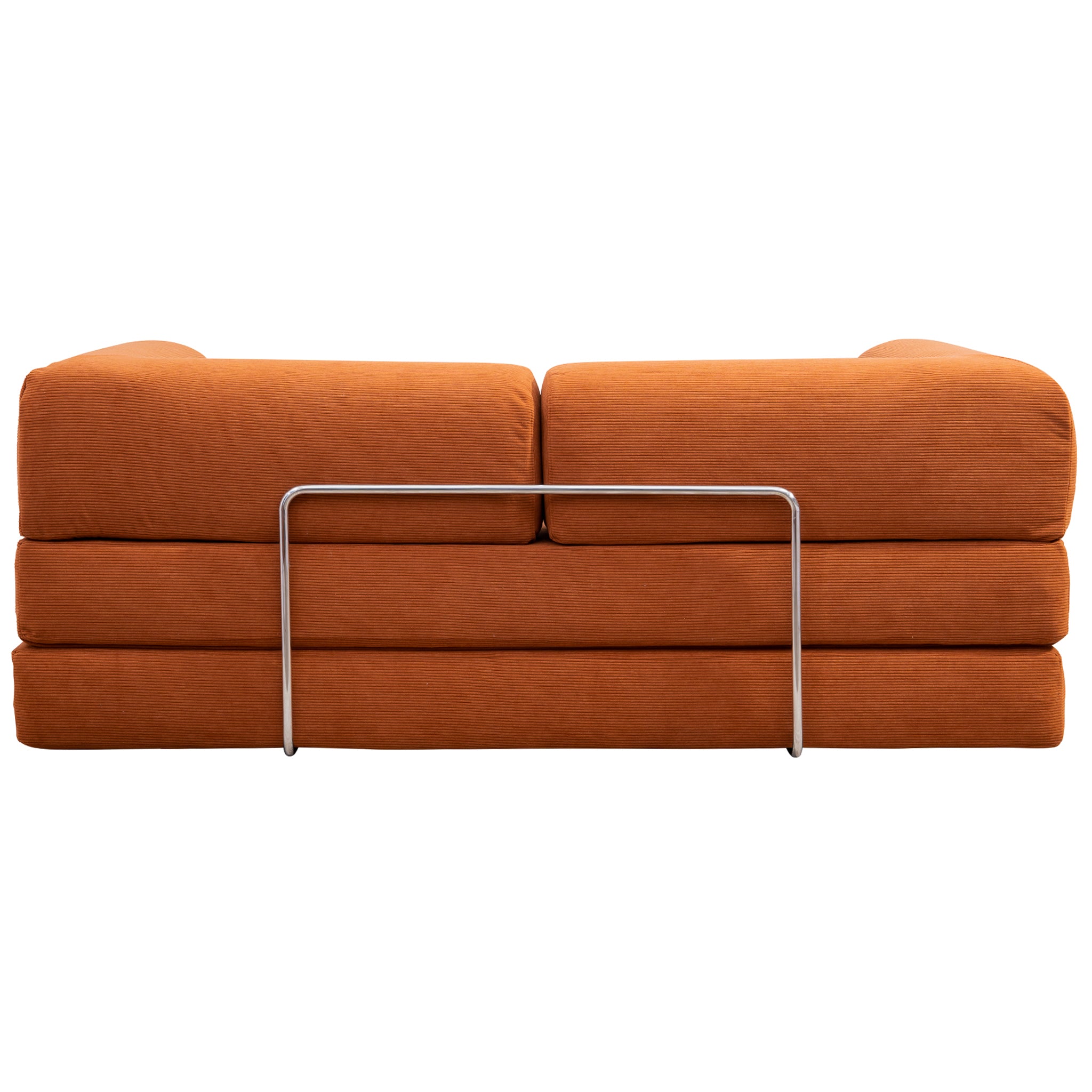 Ashcroft - Estelle Orange Corduroy Daybed