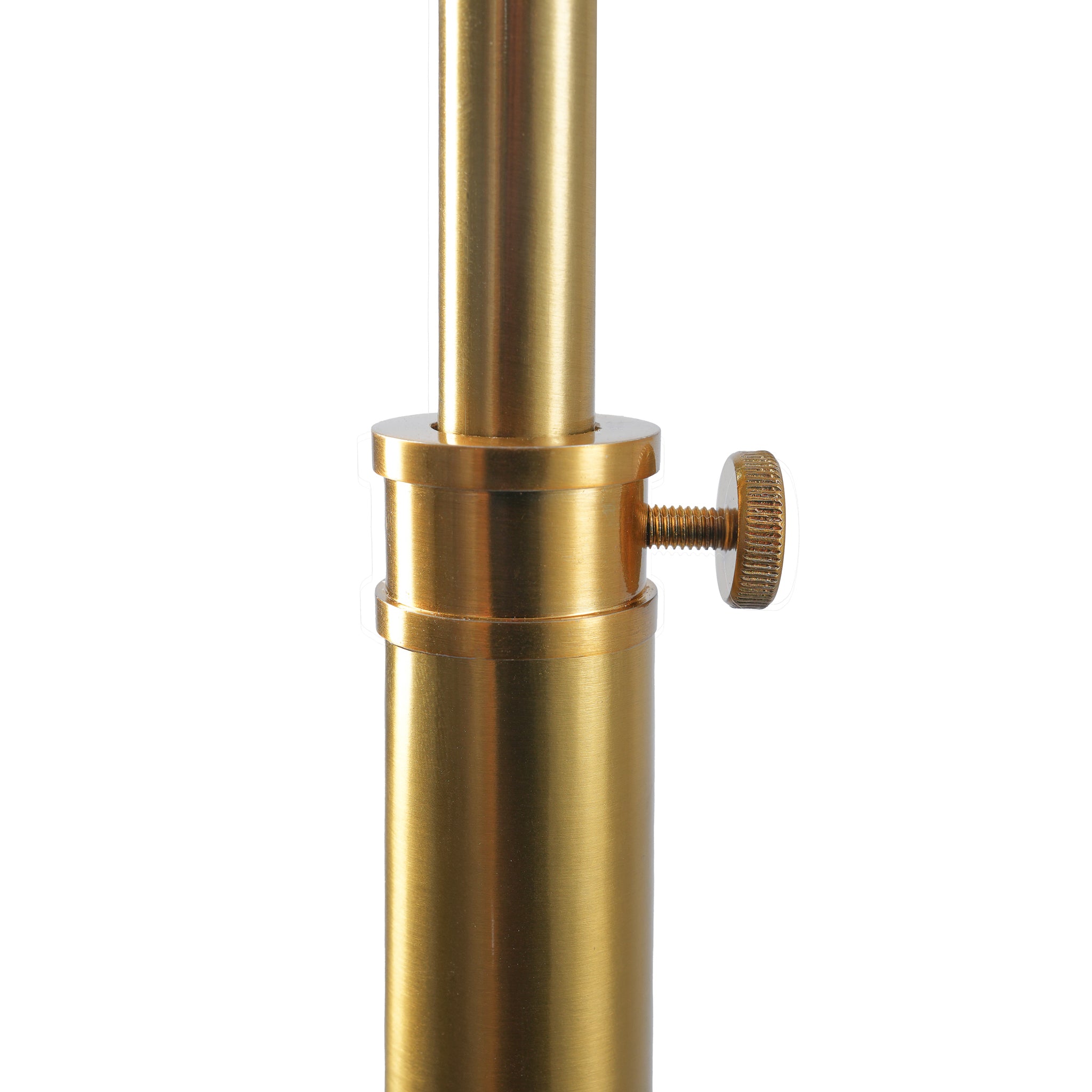 Ashcroft - Elara Floor Lamp Gold outer and White inner
