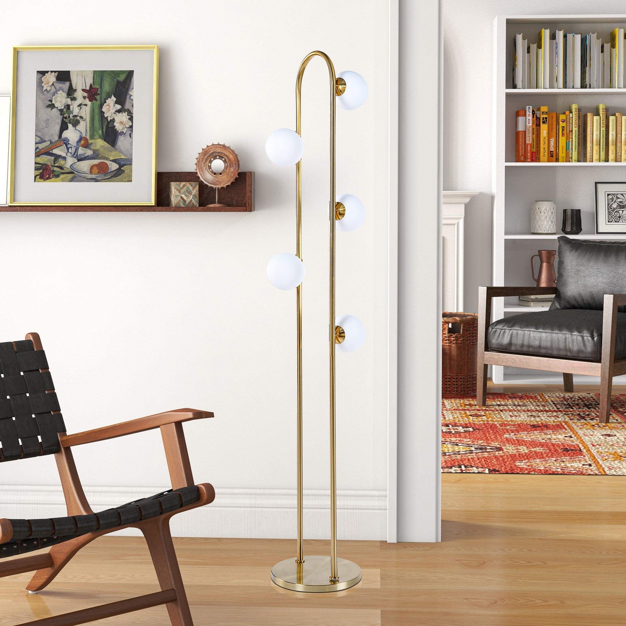 Ashcroft - Artema Floor Lamp With White