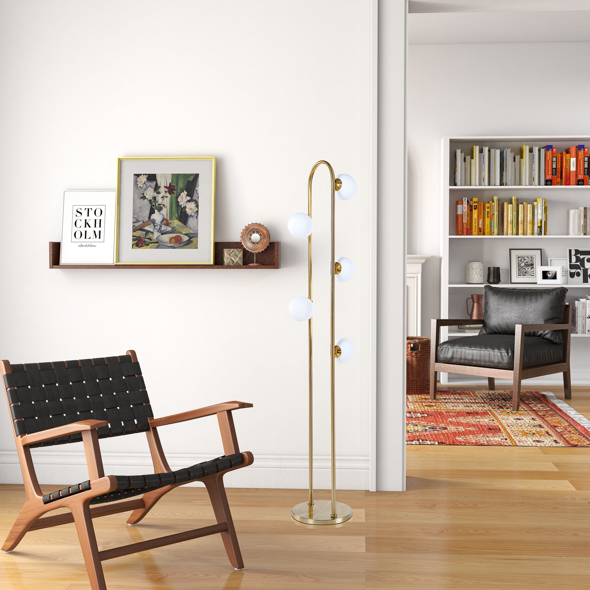 Ashcroft - Artema Floor Lamp With White