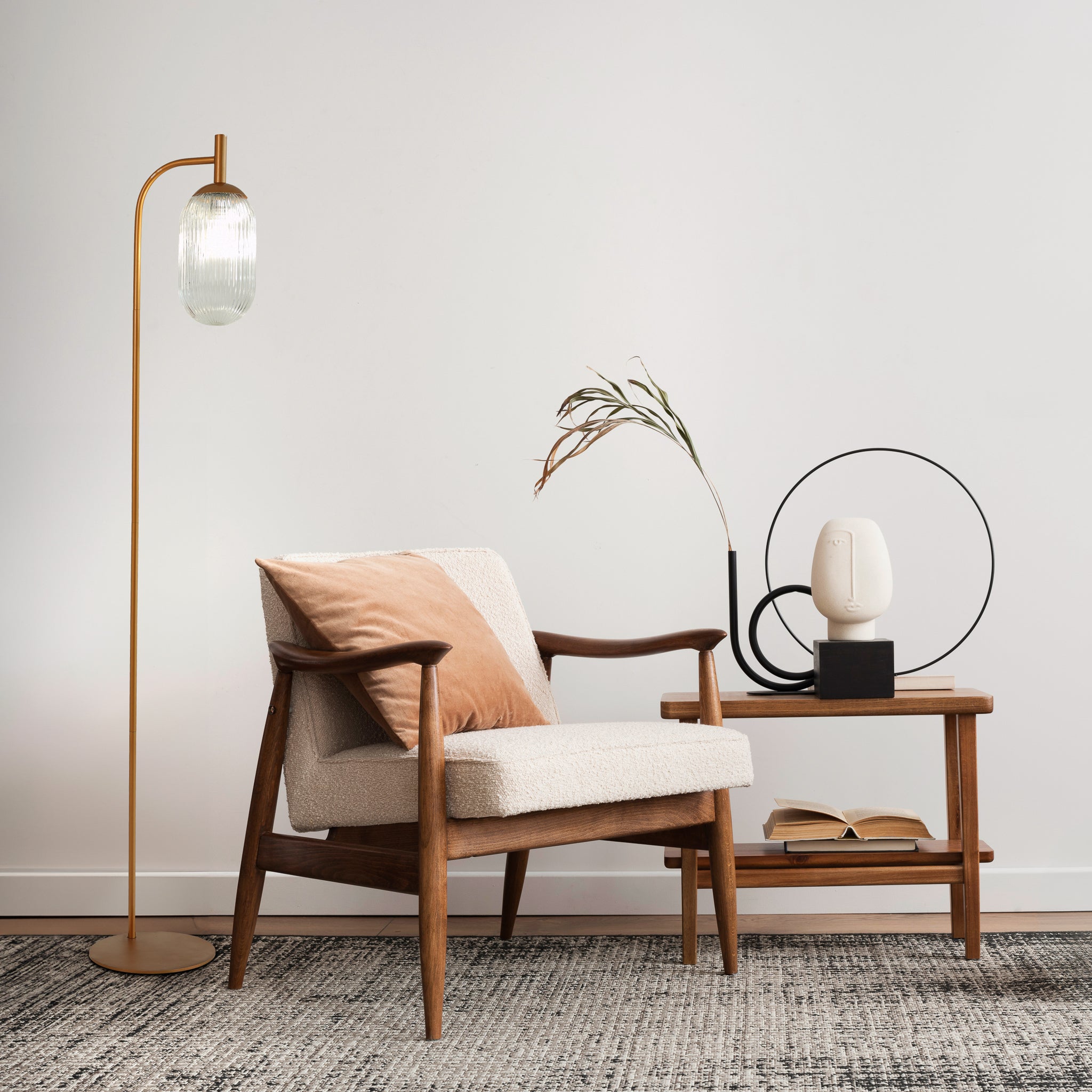 Ashcroft - Vela Floor Lamp Bronze and Clear