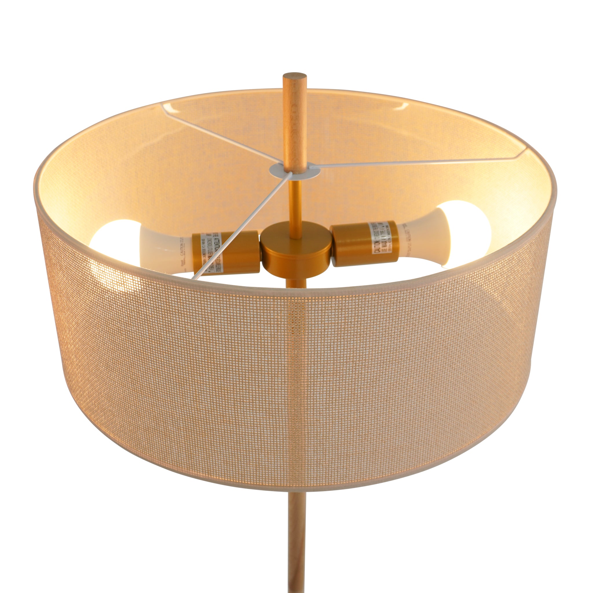Ashcroft - Lirian Floor Lamp - Oak and Natural
