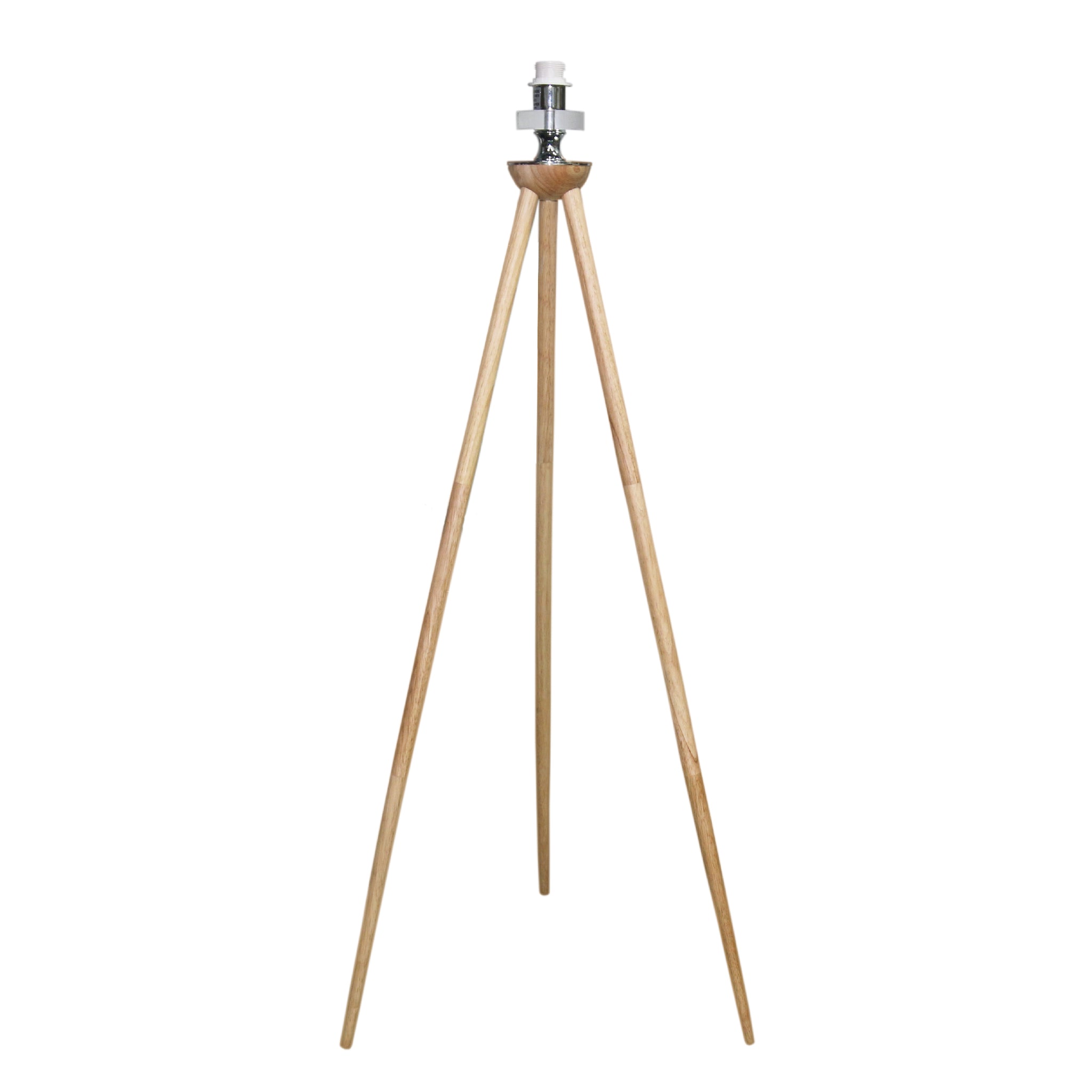 Ashcroft - Lirios Three Legged Wooden Strip Floor Lamp in Natural