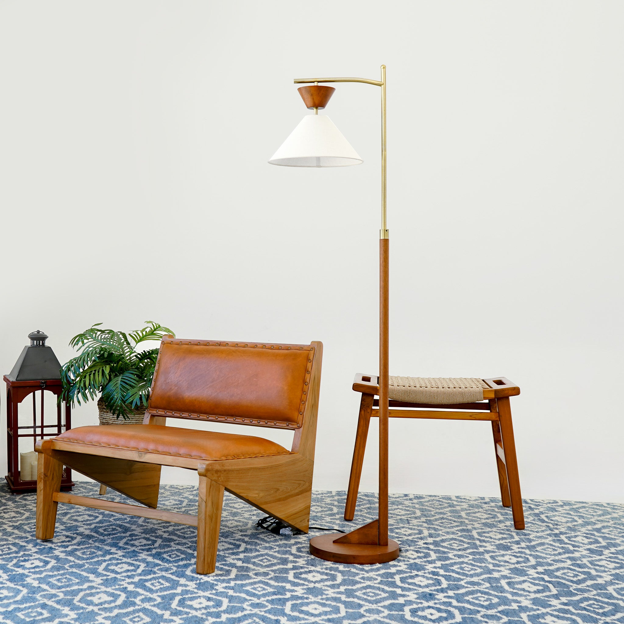 Ashcroft - Zensa Brown Floor Lamp