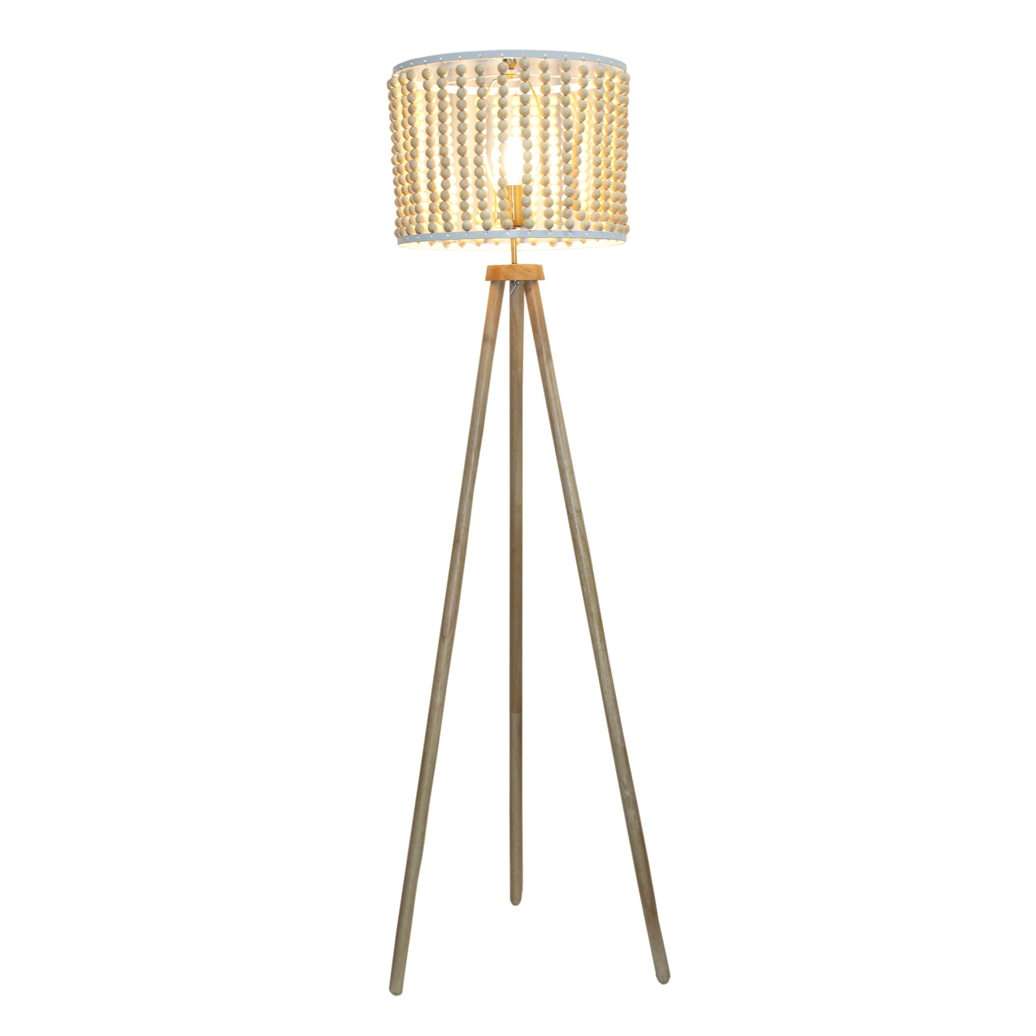 Ashcroft - Brillo Three Legged Floor Lamp Natural