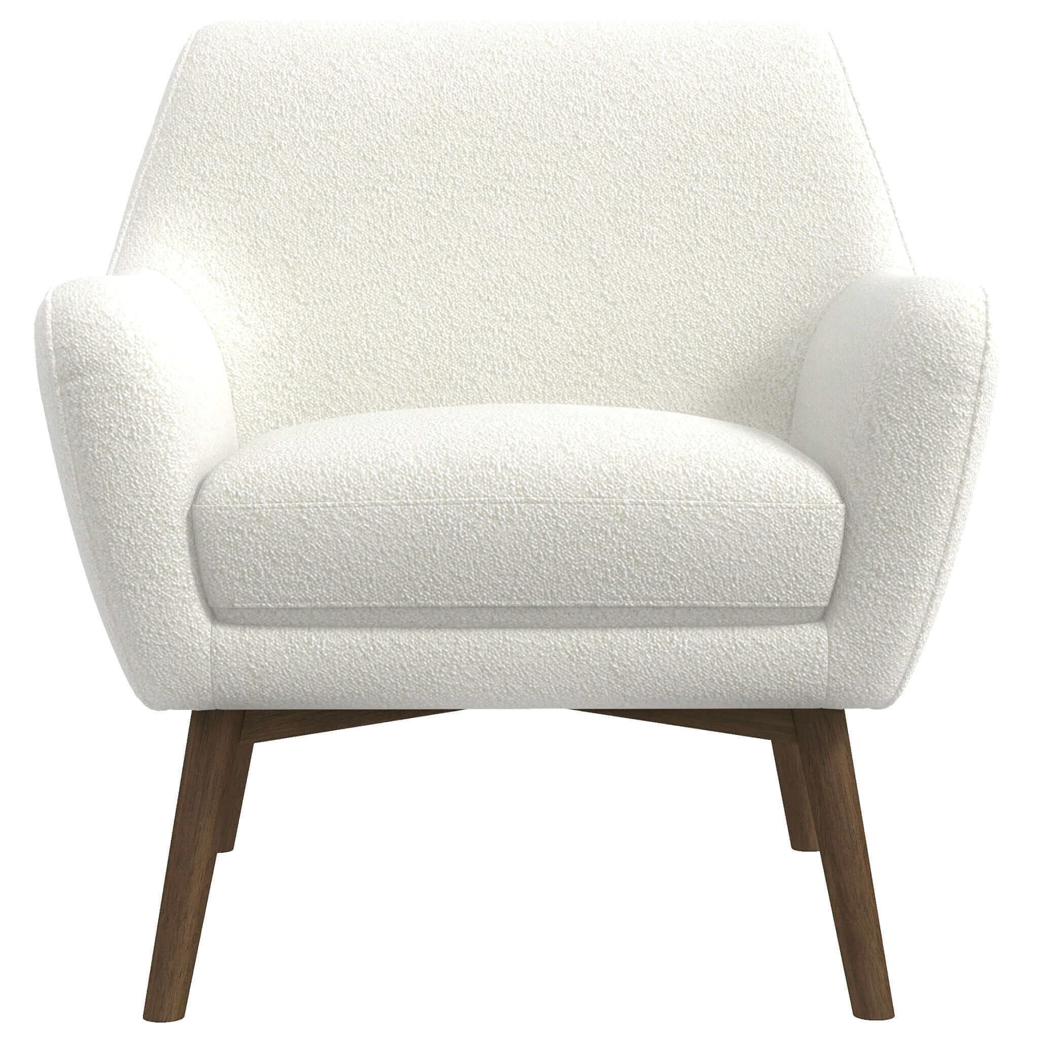 Ashcroft - Panom Boucle Lounge Chair in White