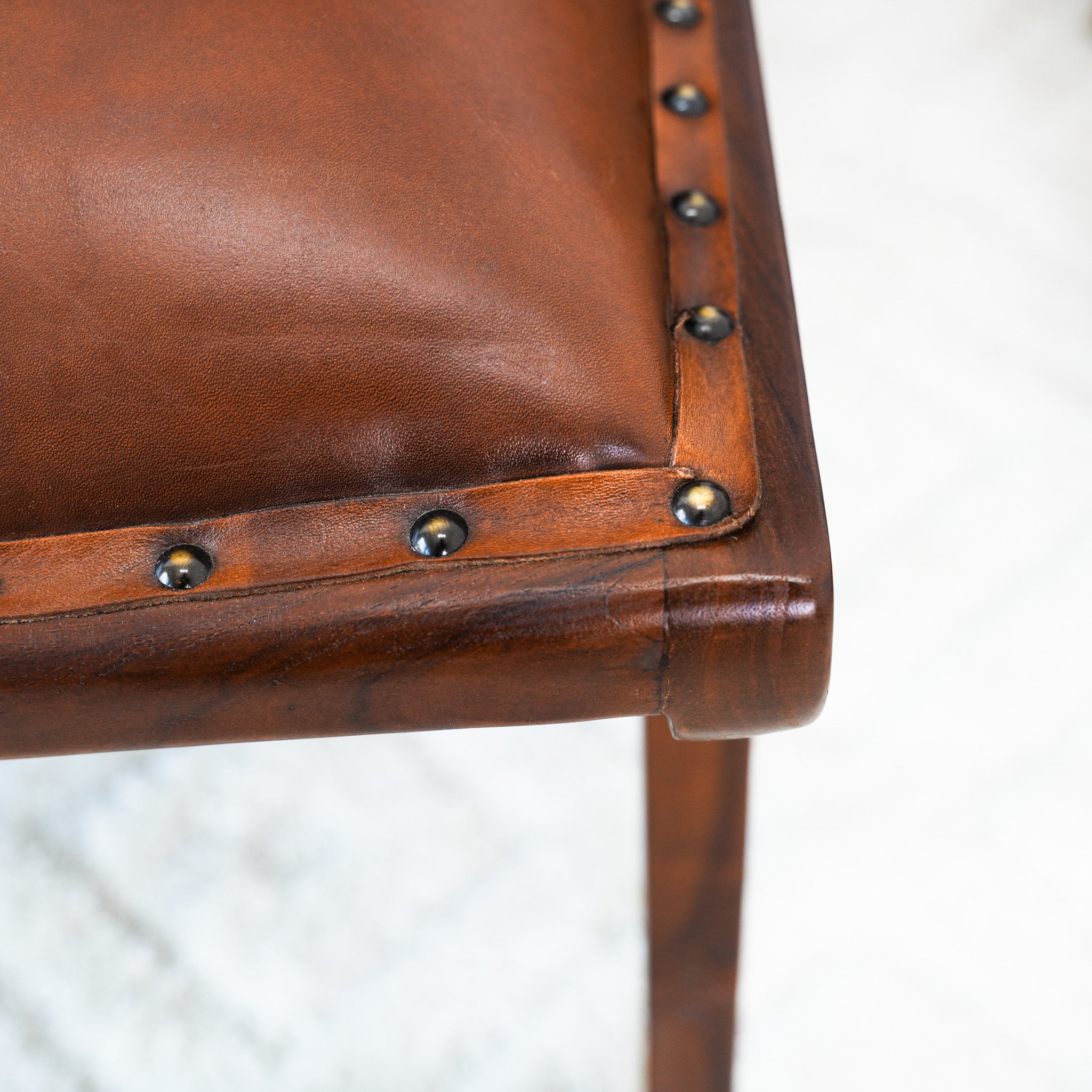 Ashcroft - Everett Tan Leather Lounge Chair