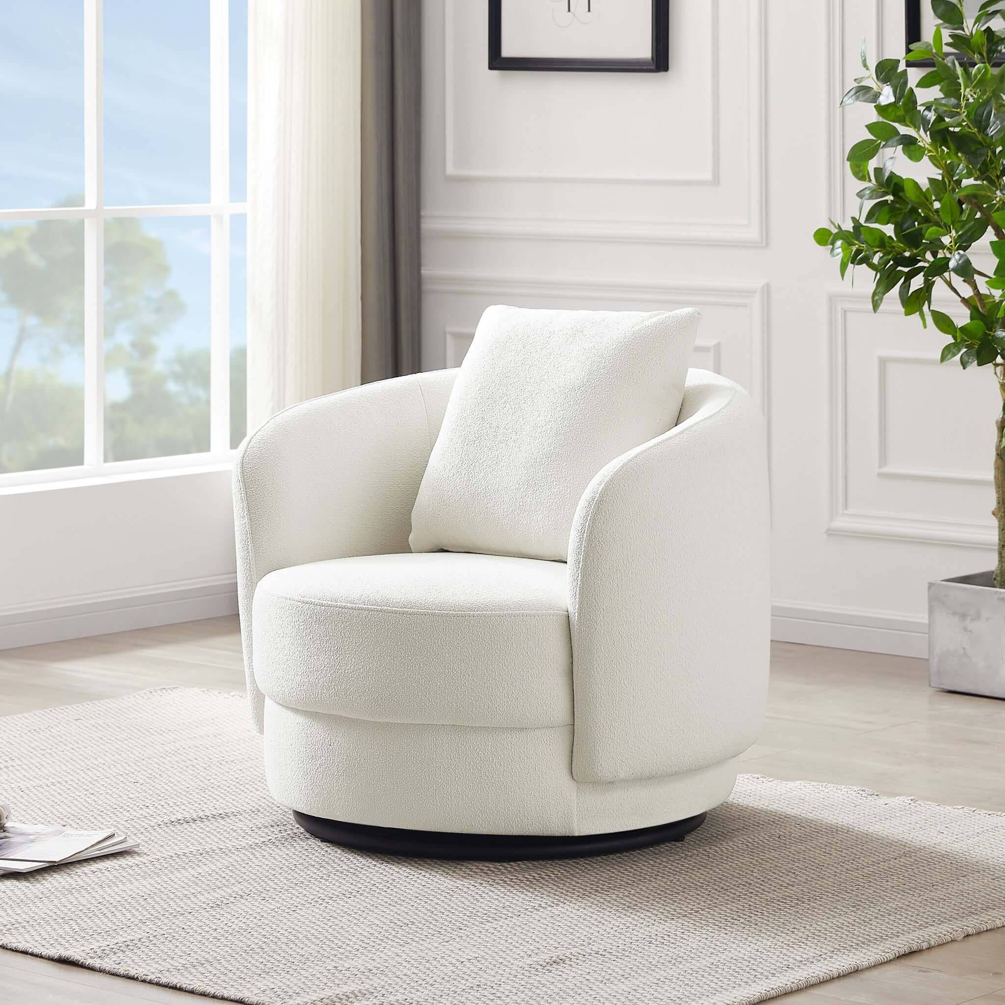 Ashcroft - Dylan Lounge Swivel Chair