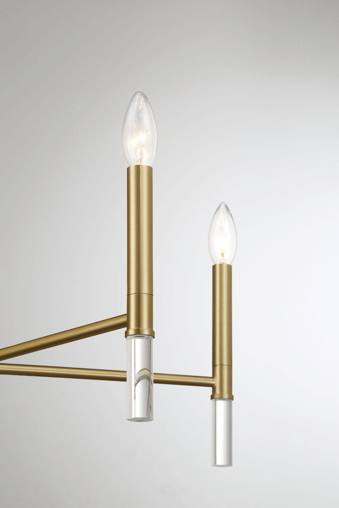 Ashcroft – Courtyard Five Light Golden Brass Candle Light Chandelier 24"W × 17.75"H