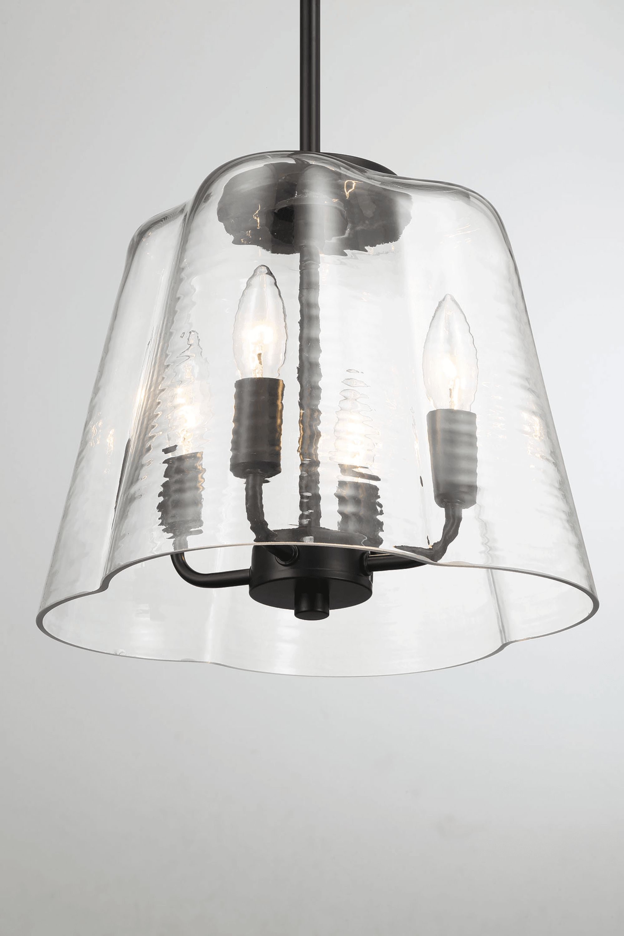 Ashcroft - Soiree Four Candle Lights Pendant With Clear Glass