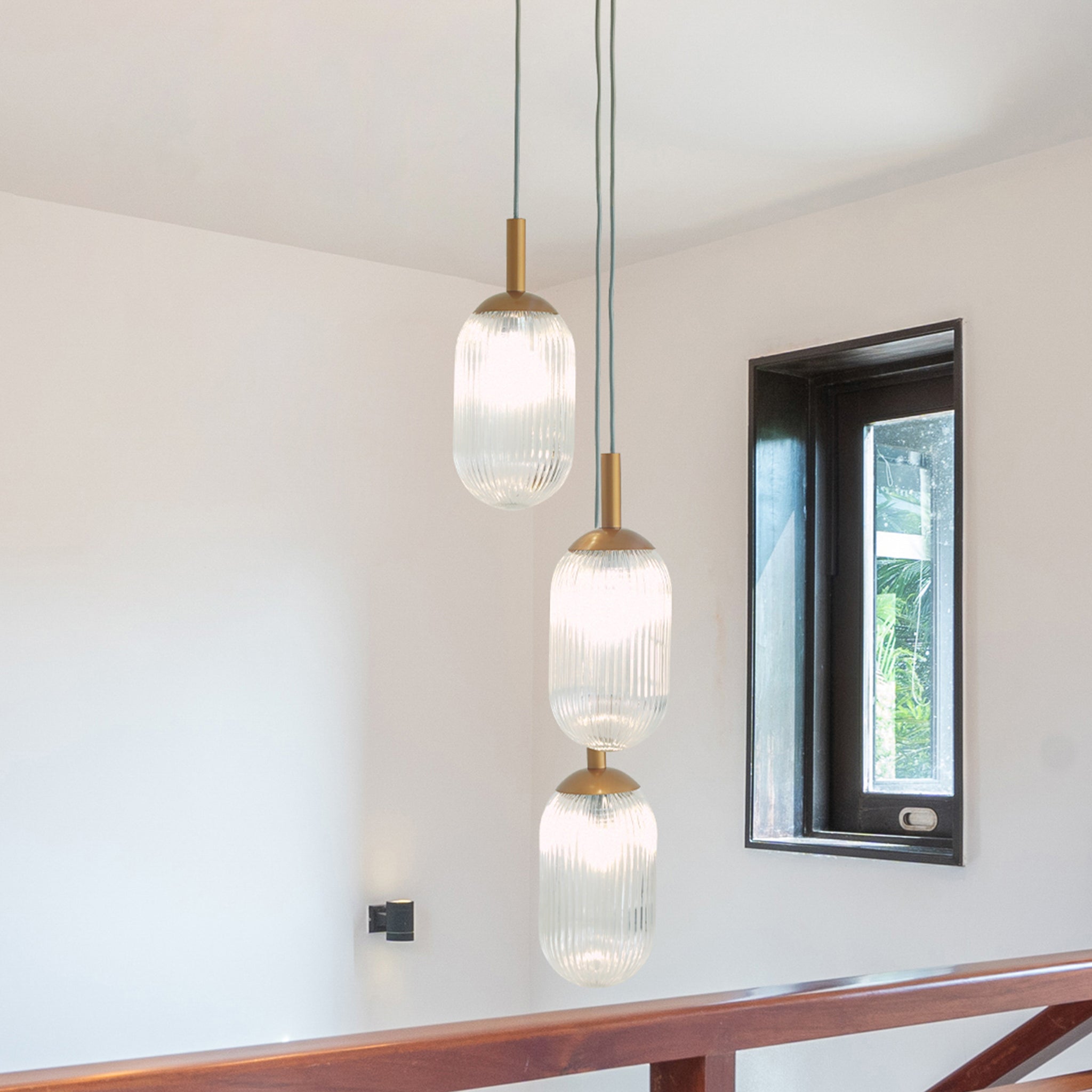 Ashcroft - Gala Pendant Lamp in Bronze and Clear