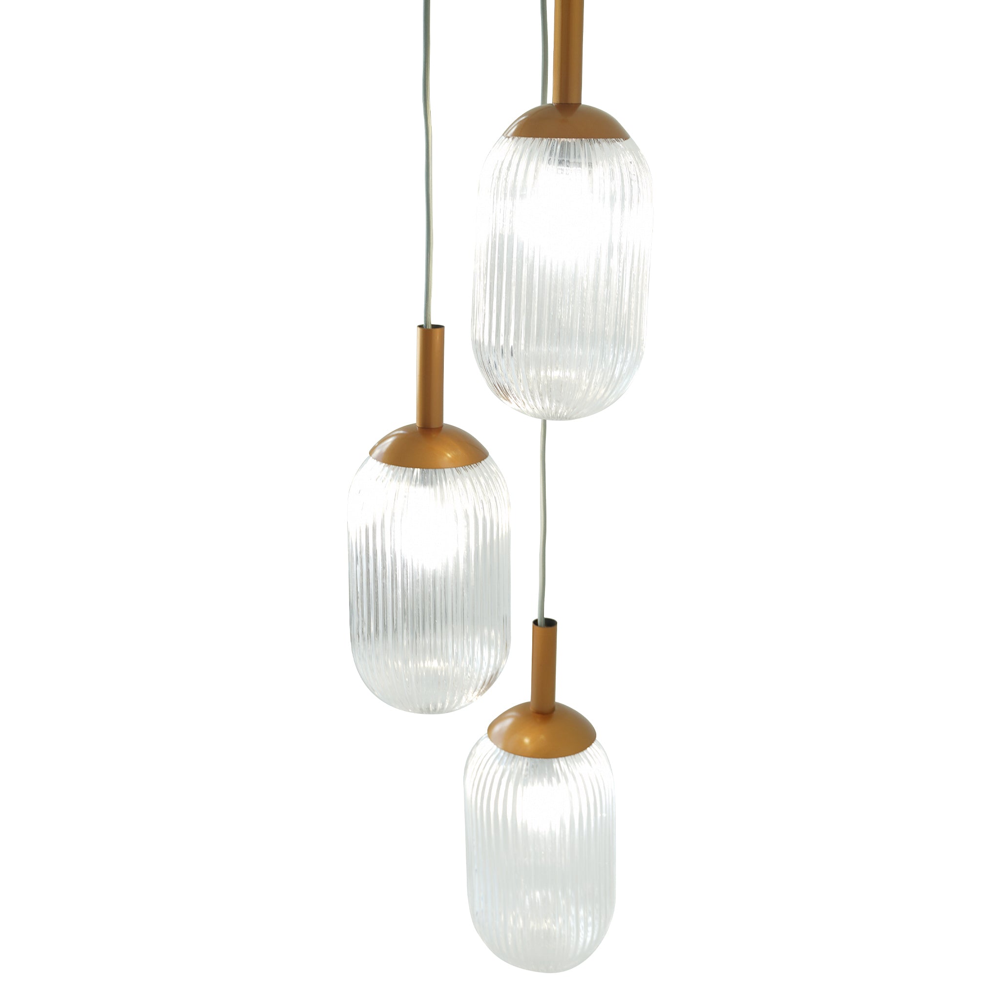Ashcroft - Gala Pendant Lamp in Bronze and Clear