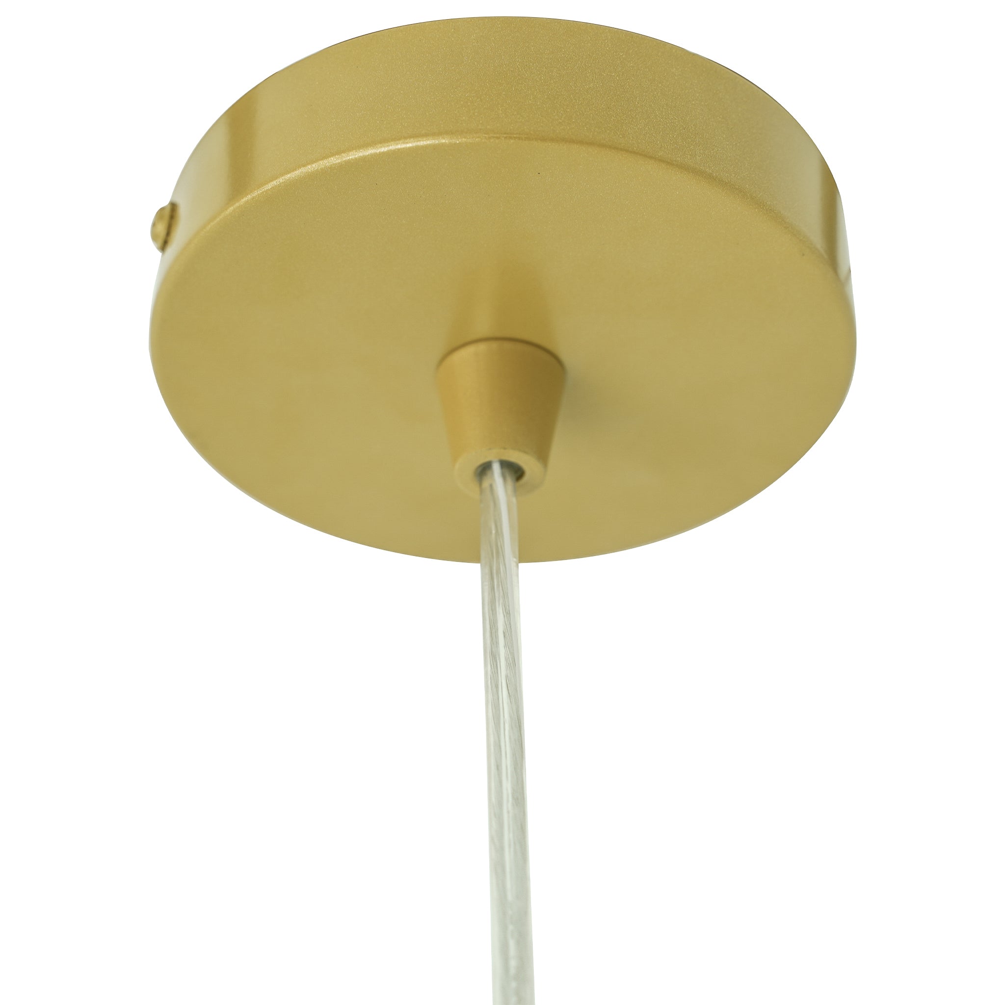 Ashcroft - Glacier Pendant Lamp in Oak + Natural + Gold