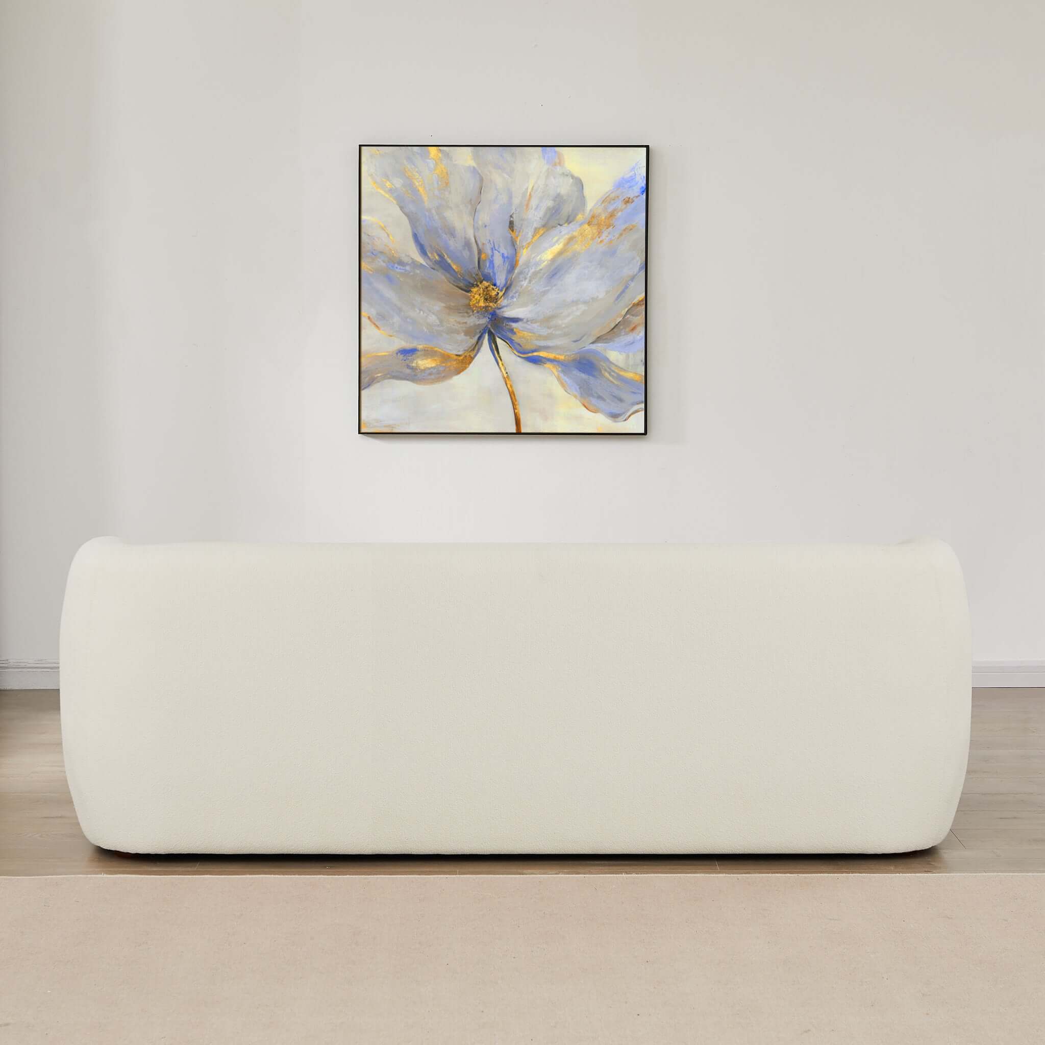 Ashcroft Anna French Boucle Sofa - Beige