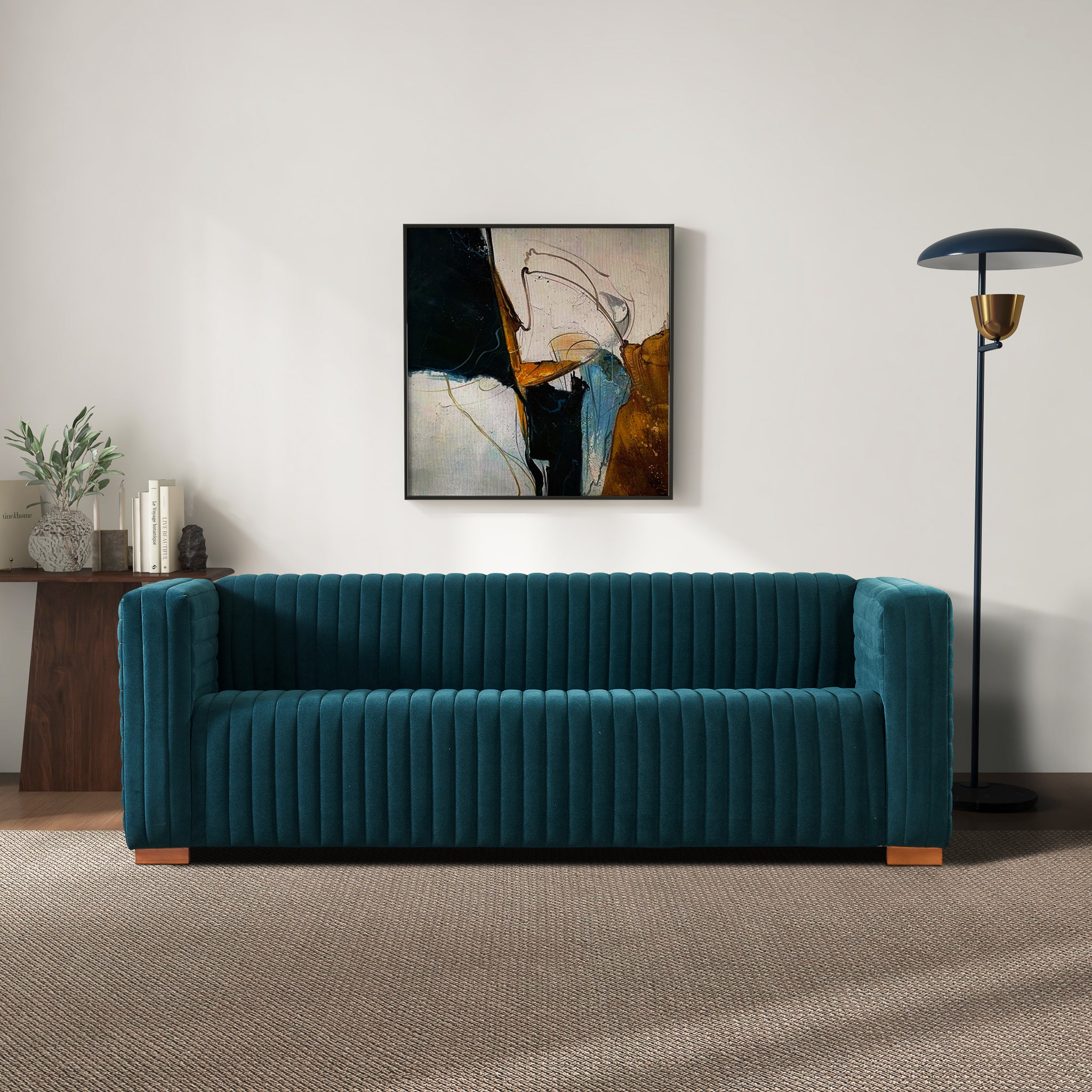 Ashcroft - Elara Velvet Sofa