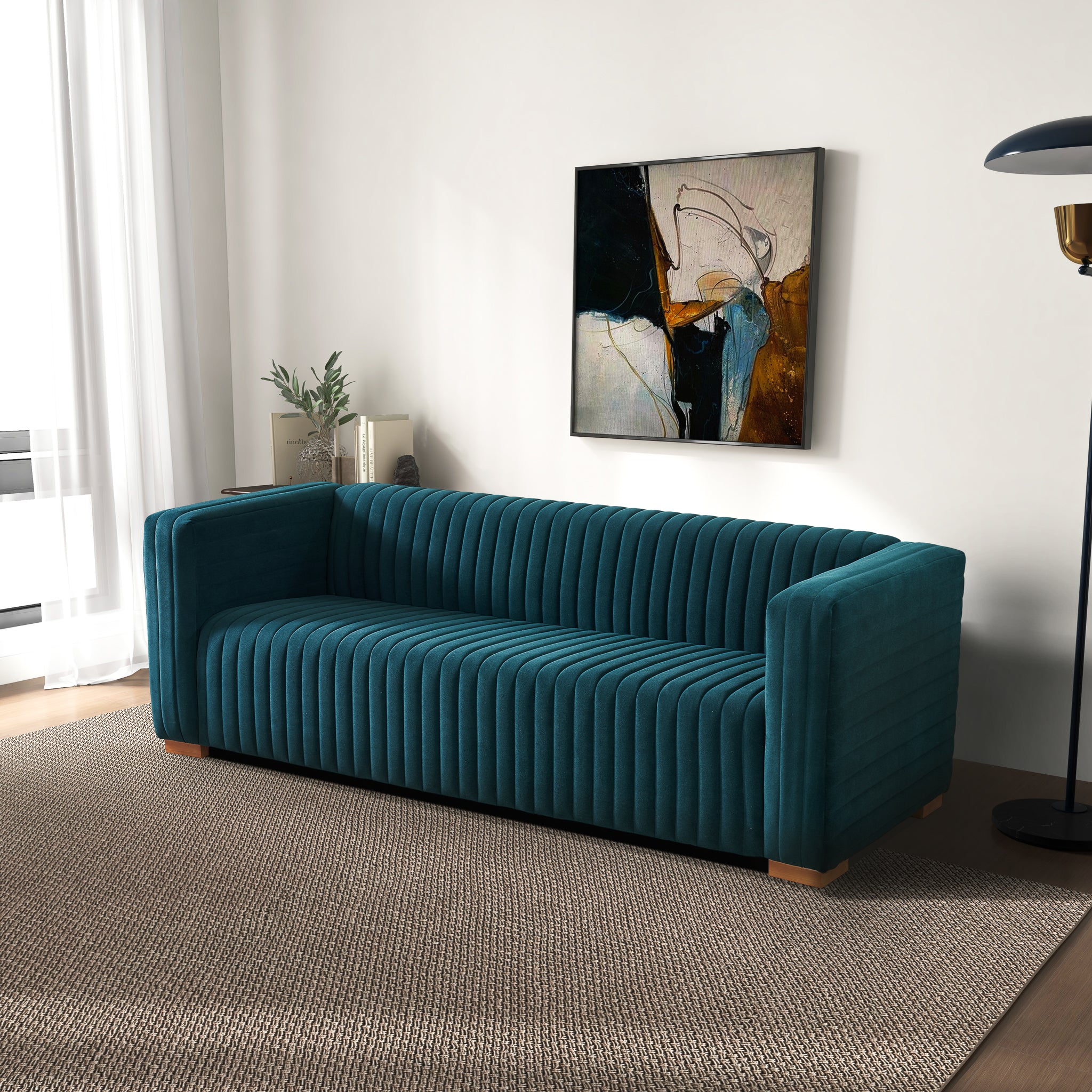Ashcroft - Elara Velvet Sofa