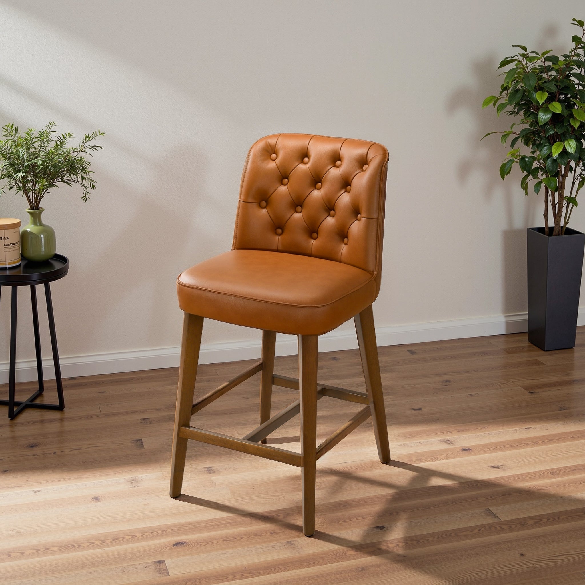 Ashcroft - Peoria Elegant Mid-Century Modern Counter Stool for Kitchen Island