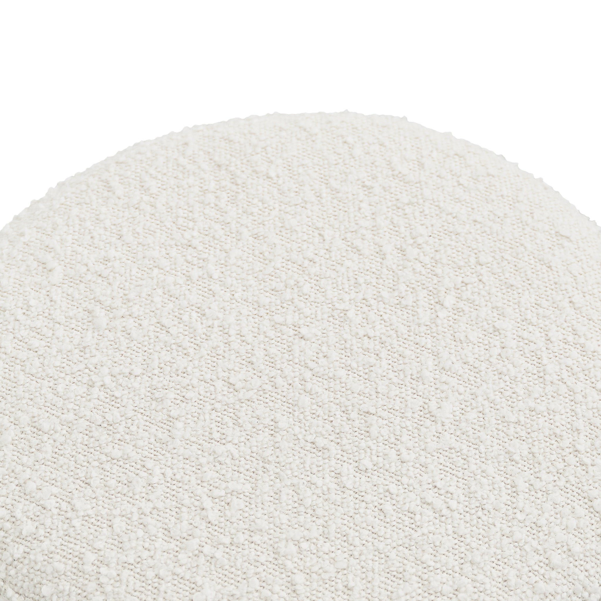 Ashcroft - Wesley Ivory Boucle Stool