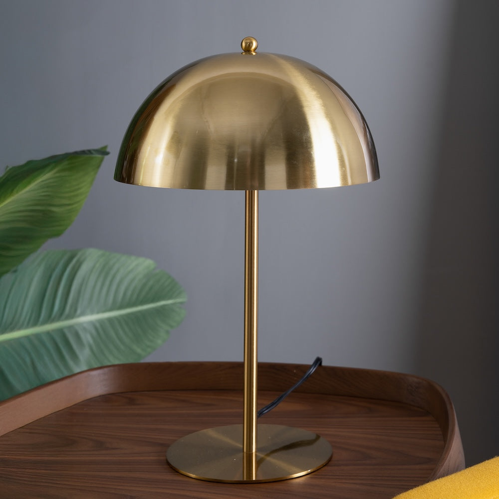 Ashcroft - Tundra Table Lamp - Gold outer - White inner