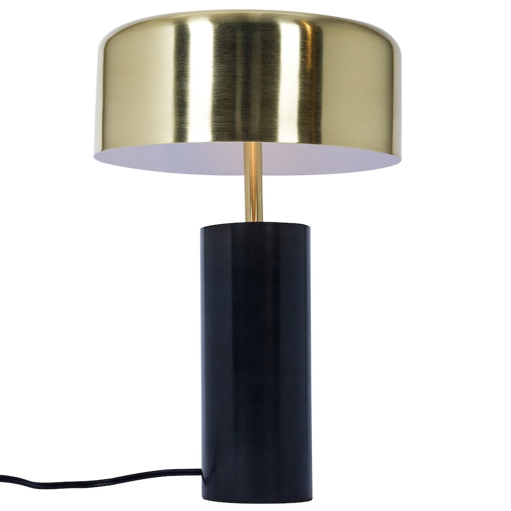 Ashcroft - Kinetic Table Lamp in Gold outer and White inner