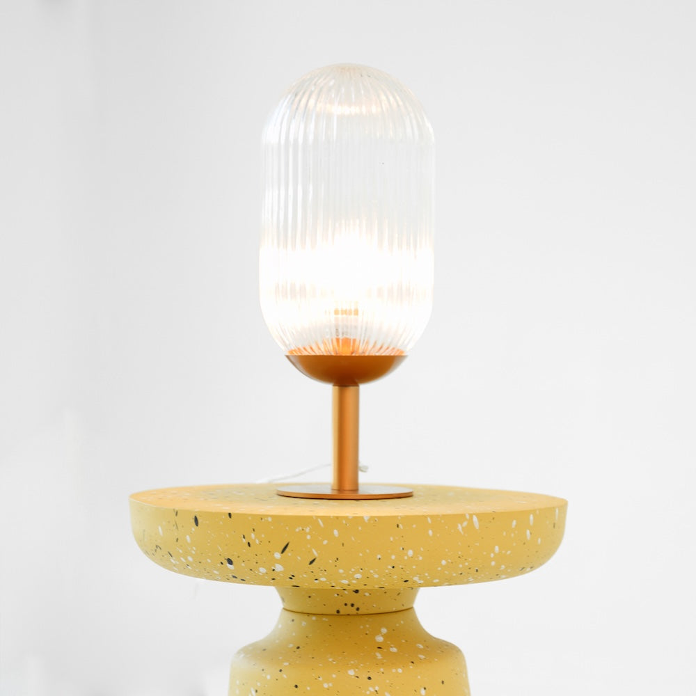 Ashcroft - Clario Bronze Clear Glass Table Lamp