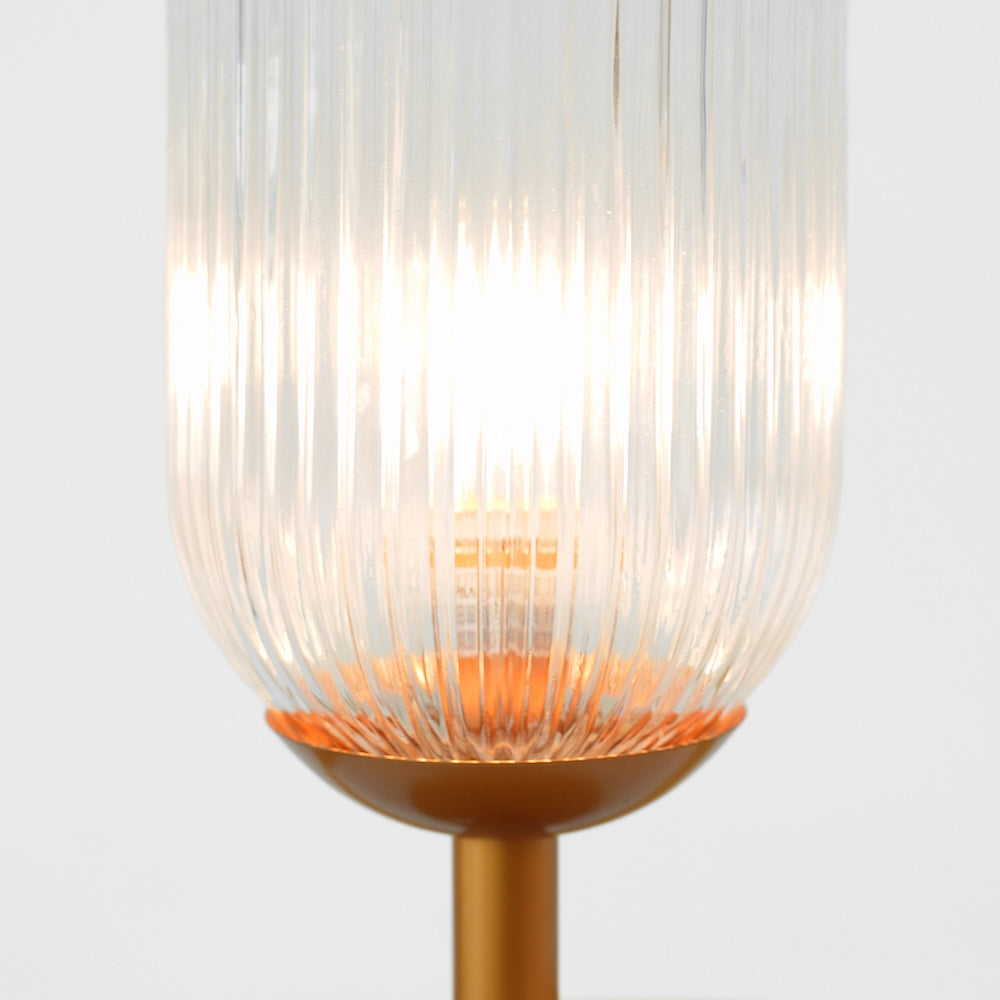 Ashcroft - Clario Bronze Clear Glass Table Lamp