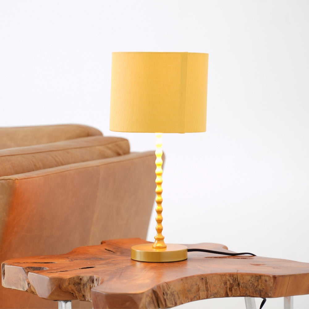 Ashcroft - Sereno Table Lamp Ochre and Gold
