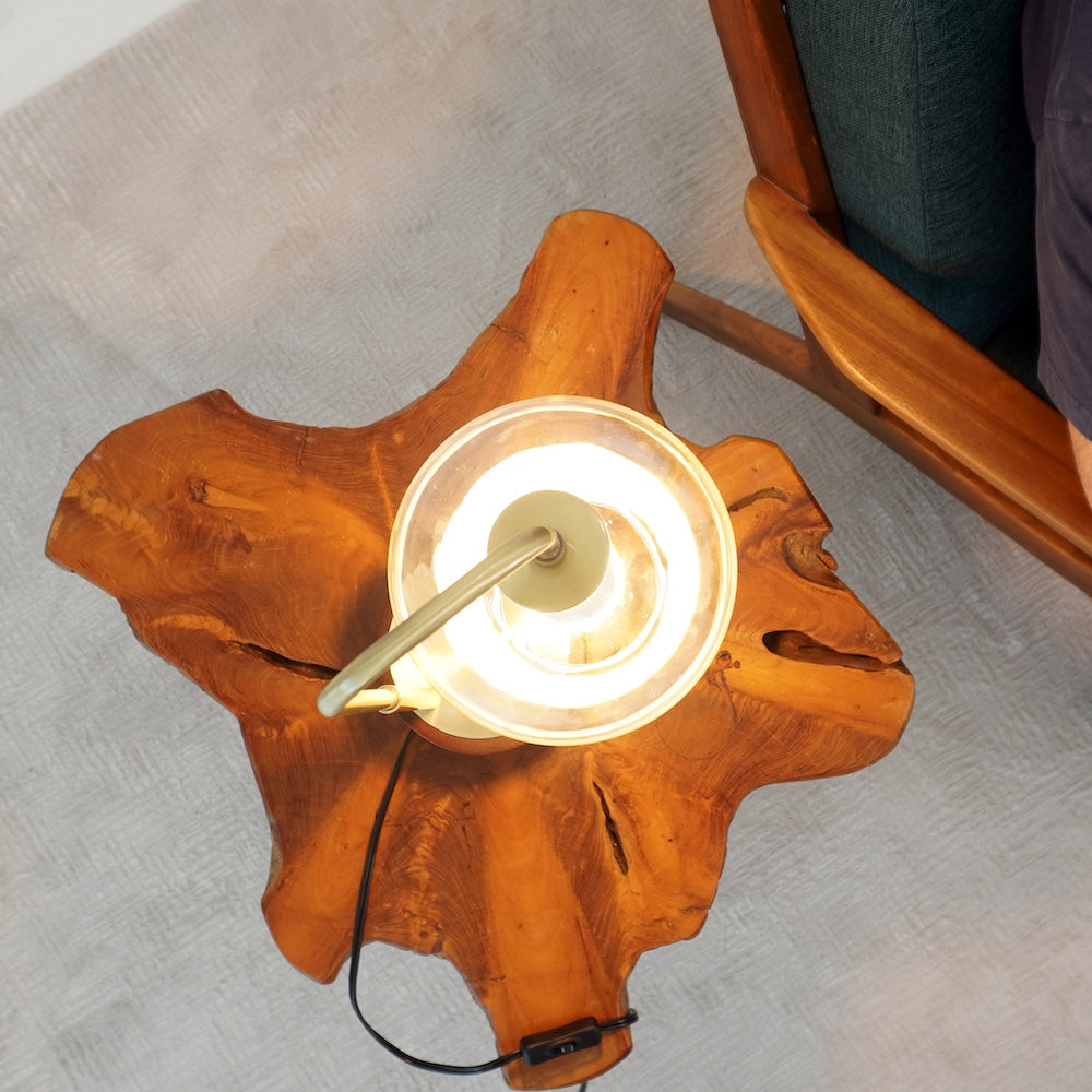 Ashcroft - LuxeRay Simple Glass Globe Arched Table Lamp