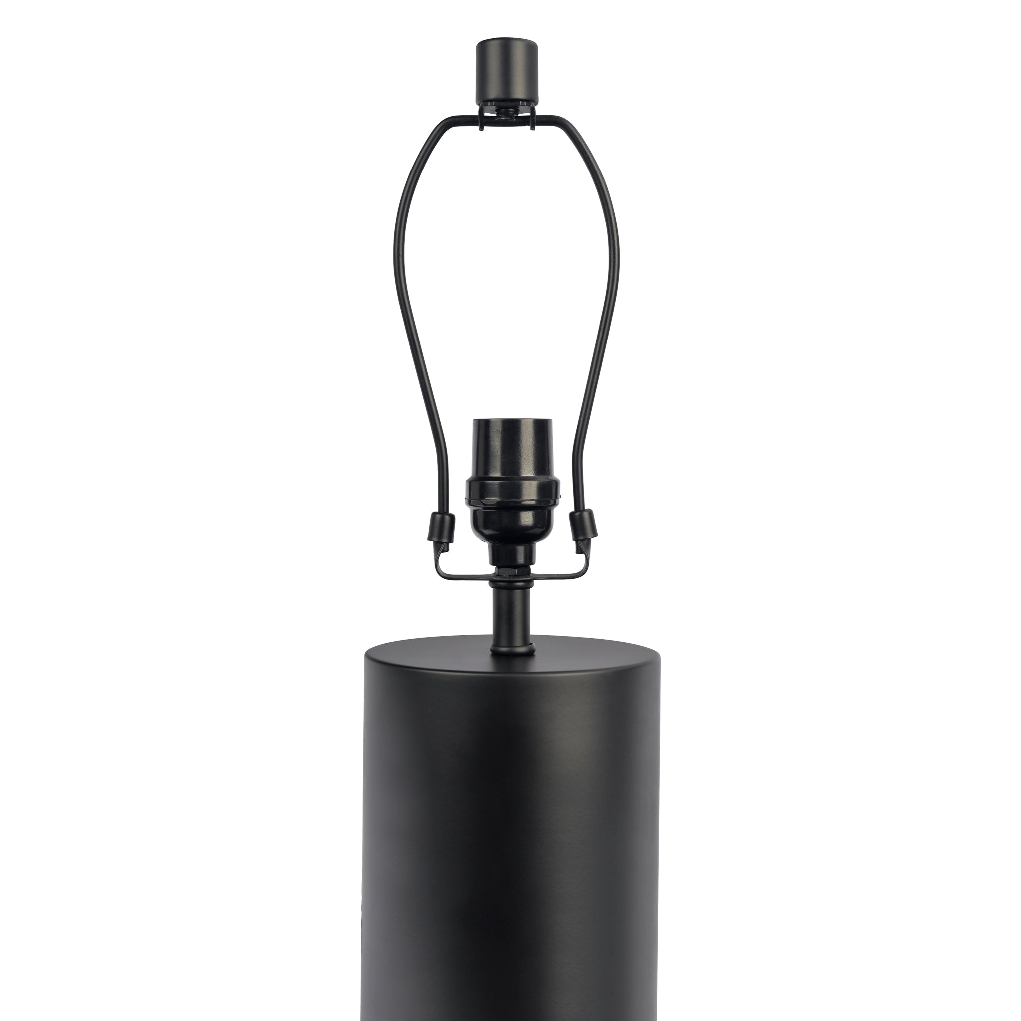 Ashcroft - Aura Black Table Lamp with On/Off Switch Black Block Base