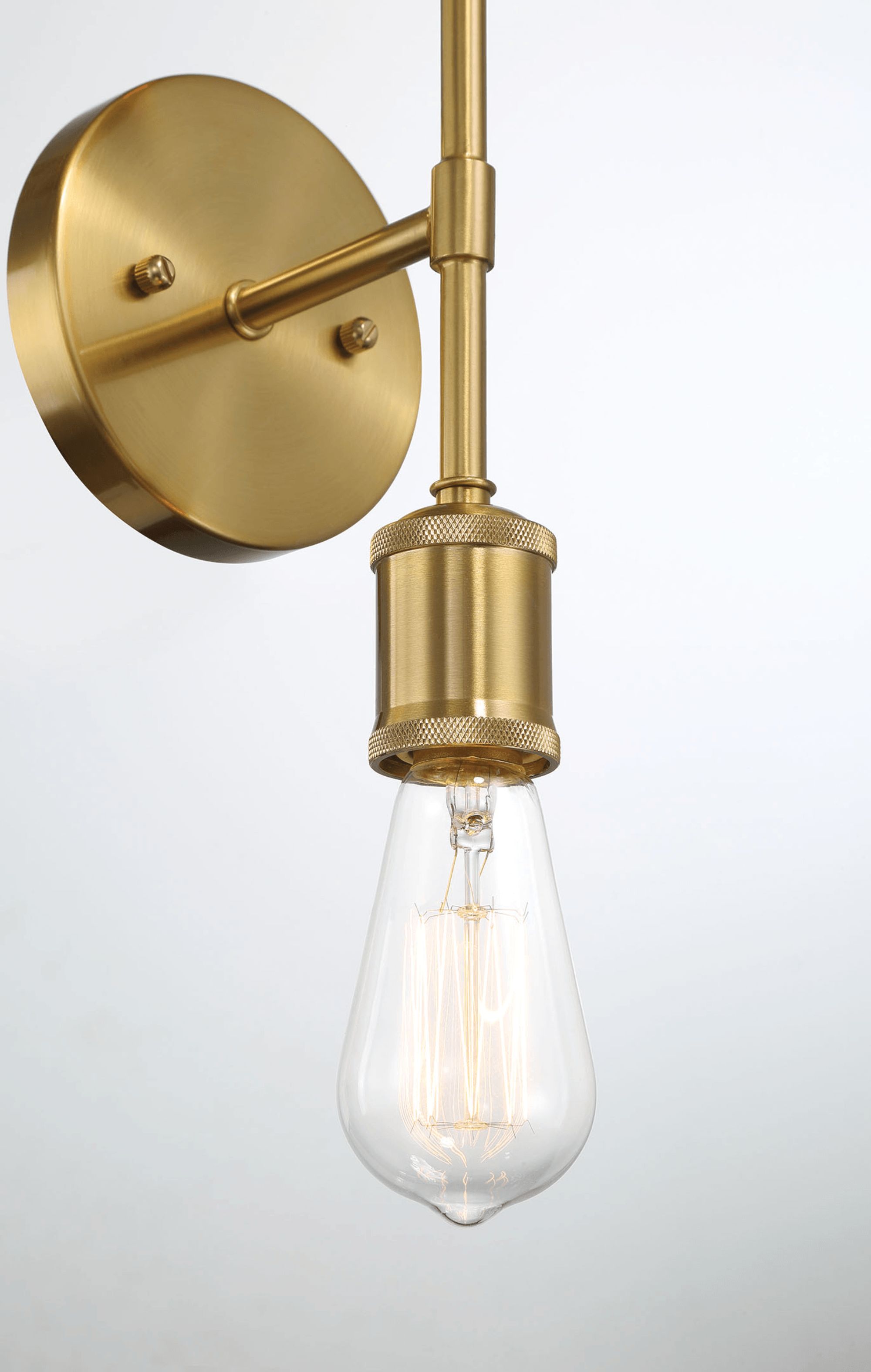 Ashcroft - Reverie Double Lights Bathroom Wall Sconce over Mirror Bedroom Hallway Entryway 5"W × 10.75"H × 5"E