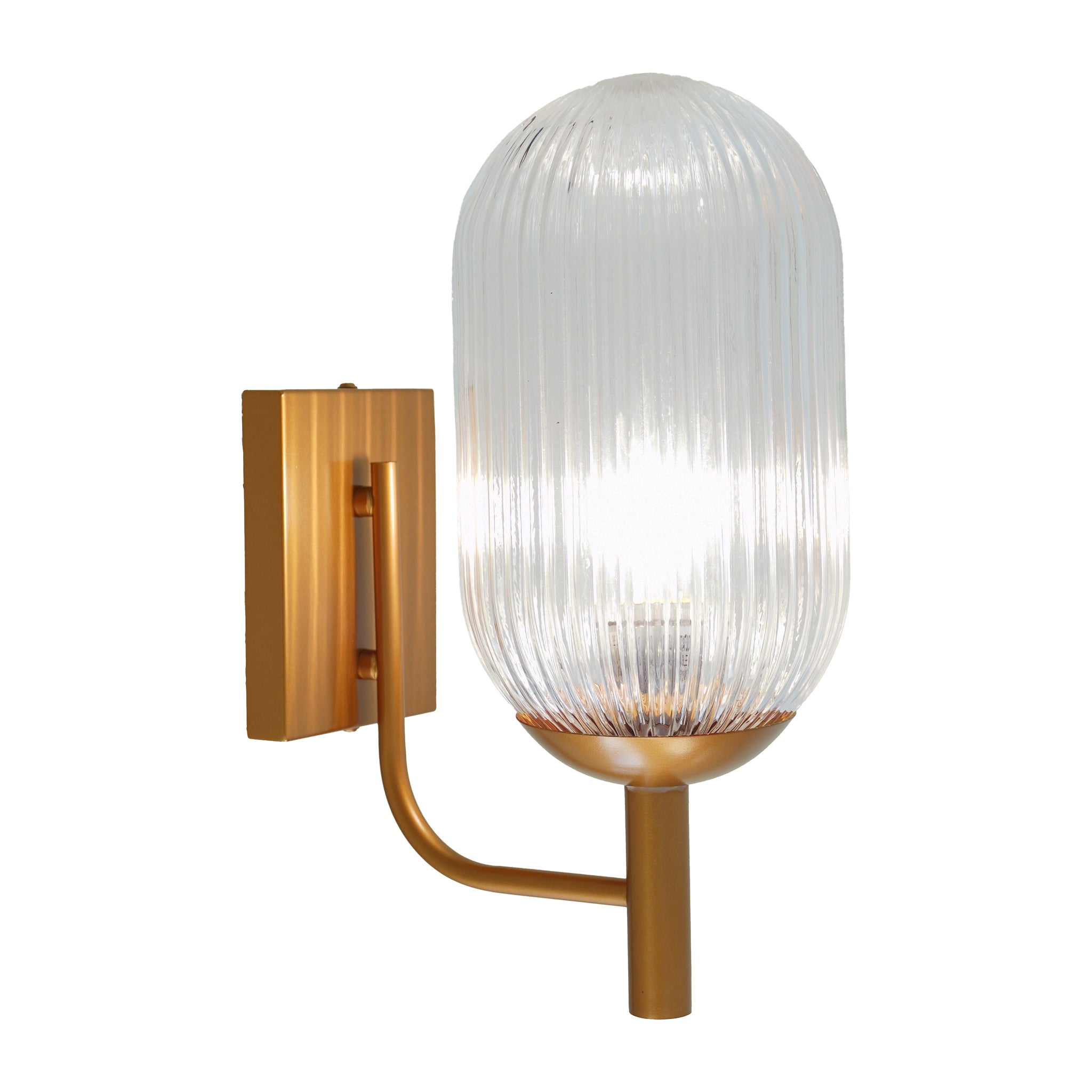Ashcroft - Dewdrop Wall Lamp in Bronze and Clear