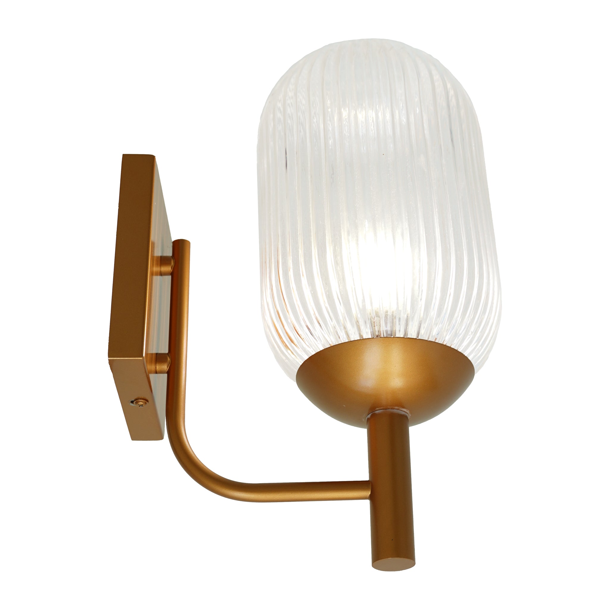 Ashcroft - Dewdrop Wall Lamp in Bronze and Clear