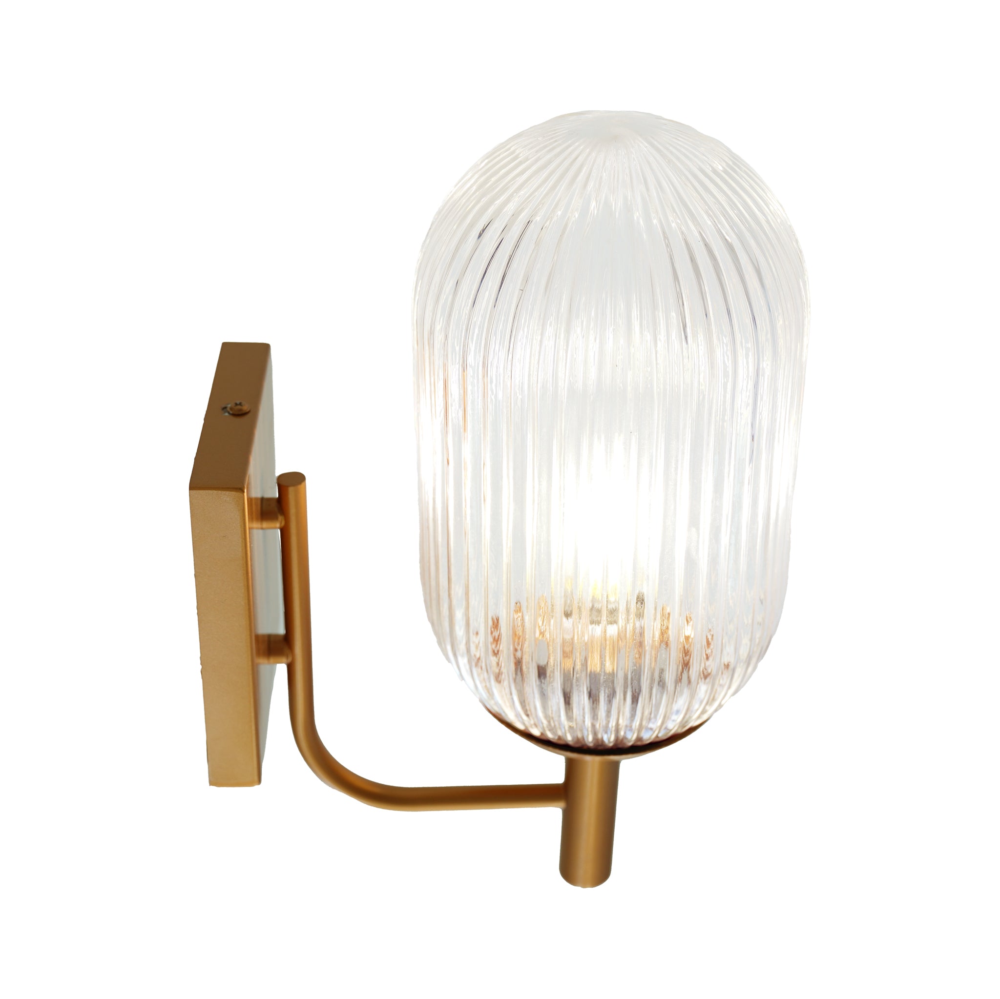 Ashcroft - Dewdrop Wall Lamp in Bronze and Clear
