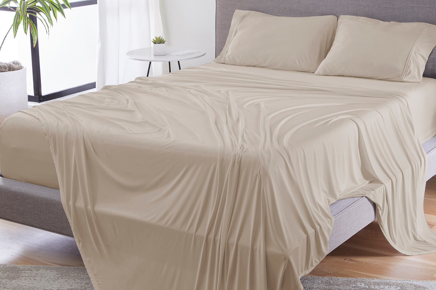 Bedgear Dri-Tec Sheet Set - Medium Beige, King/California King Size