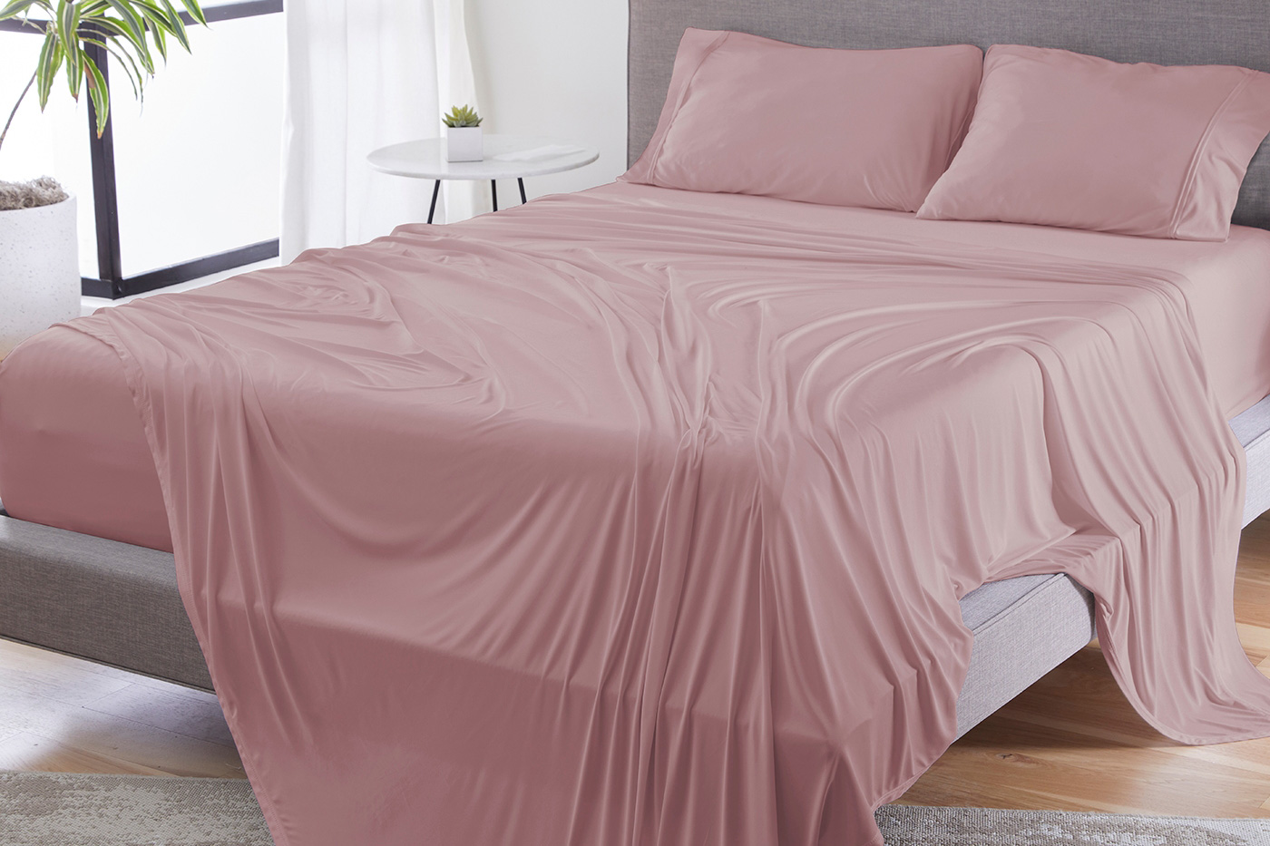 Bedgear Dri-Tec Sheet Set - Blush, King/California King Size