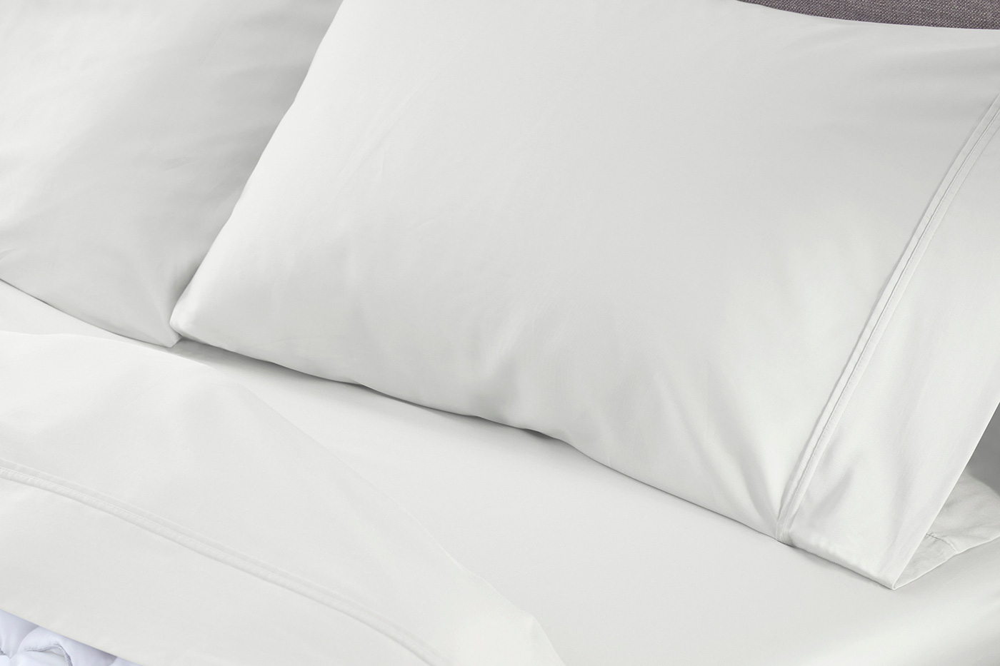 Bedgear Basic Sheet Set - Bright White, Twin Size