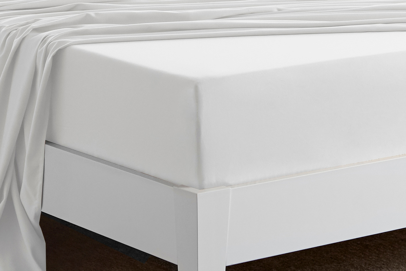 Bedgear Basic Sheet Set - Bright White, Twin Size