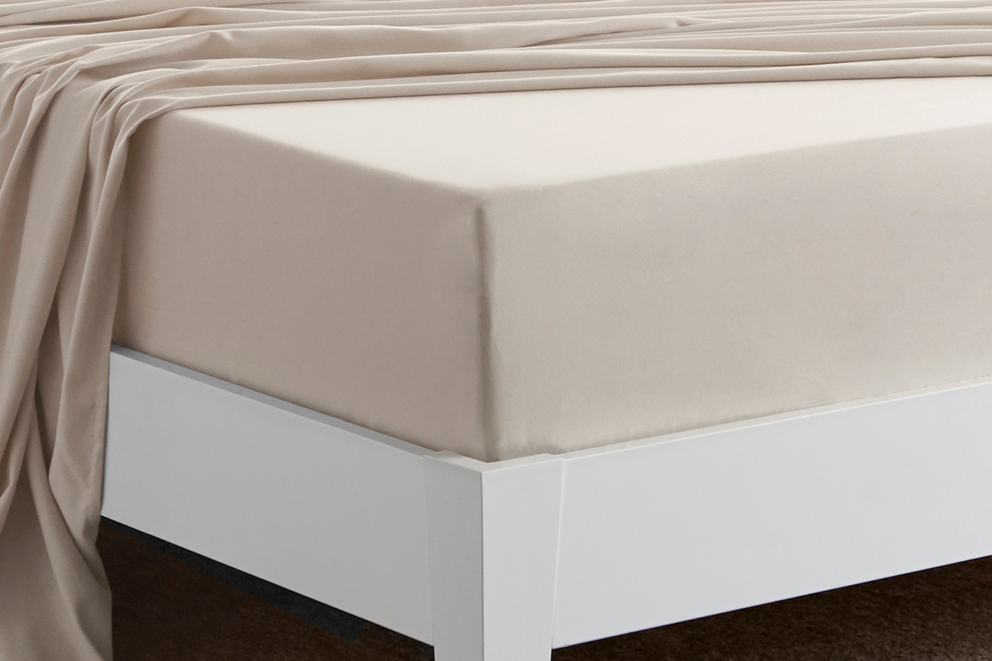 Bedgear Basic Sheet Set - Medium Beige, King Size