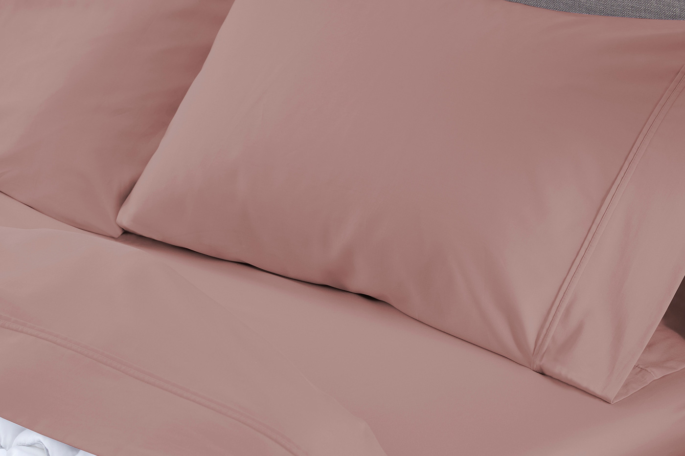 Bedgear Basic Sheet Set - Blush, Twin Size
