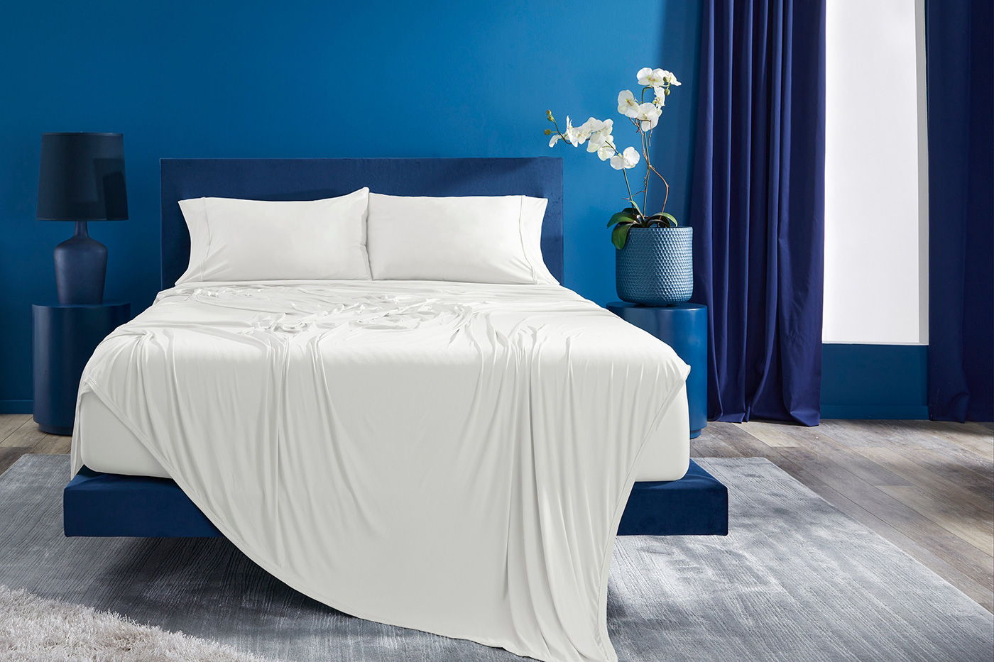 Bedgear Ver-Tex Sheet Set - Bright White, Split King/Split California King Size
