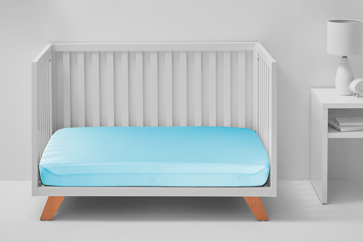 Bedgear Dri-Tec Performance Crib Sheets - Baby Blue