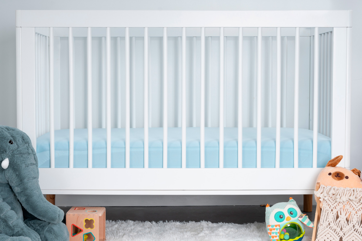 Bedgear Dri-Tec Performance Crib Sheets - Baby Blue