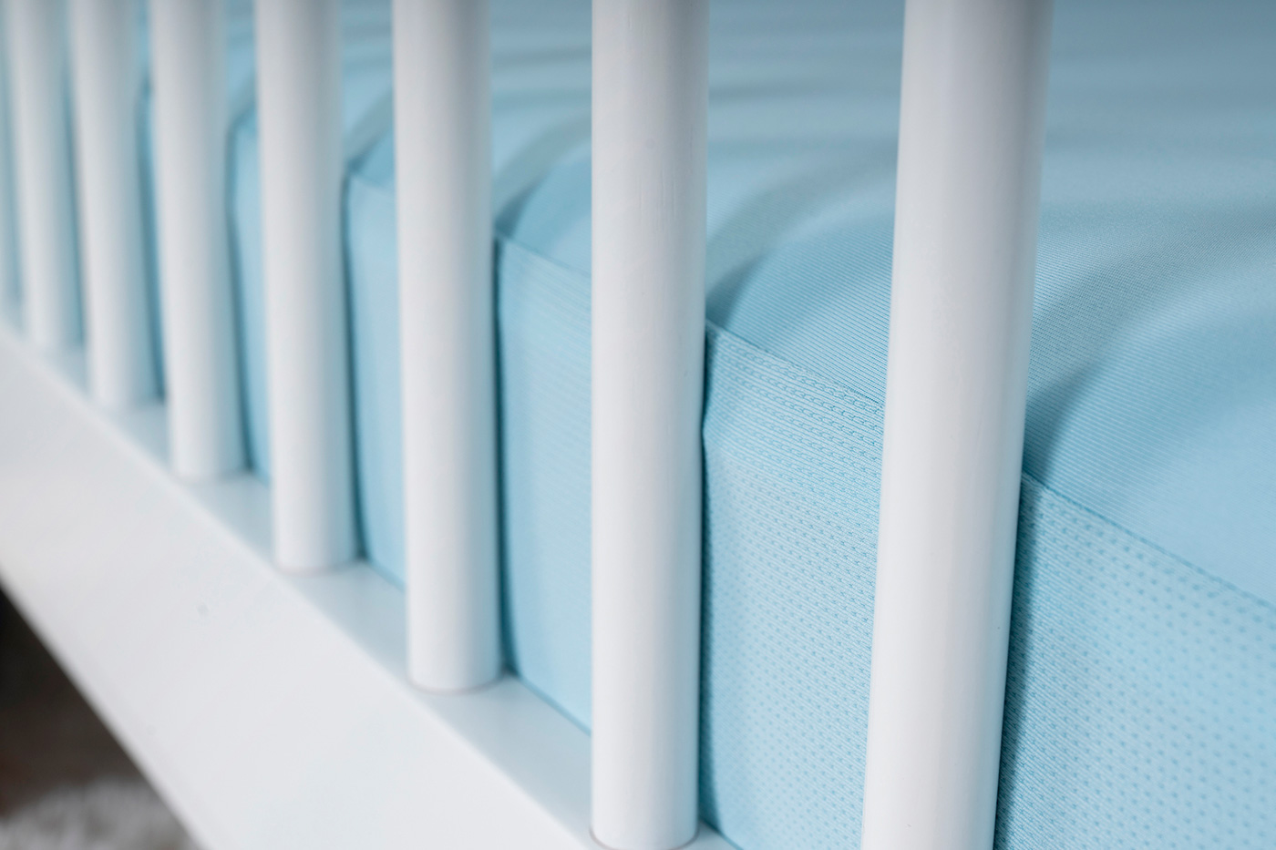 Bedgear Dri-Tec Performance Crib Sheets - Baby Blue