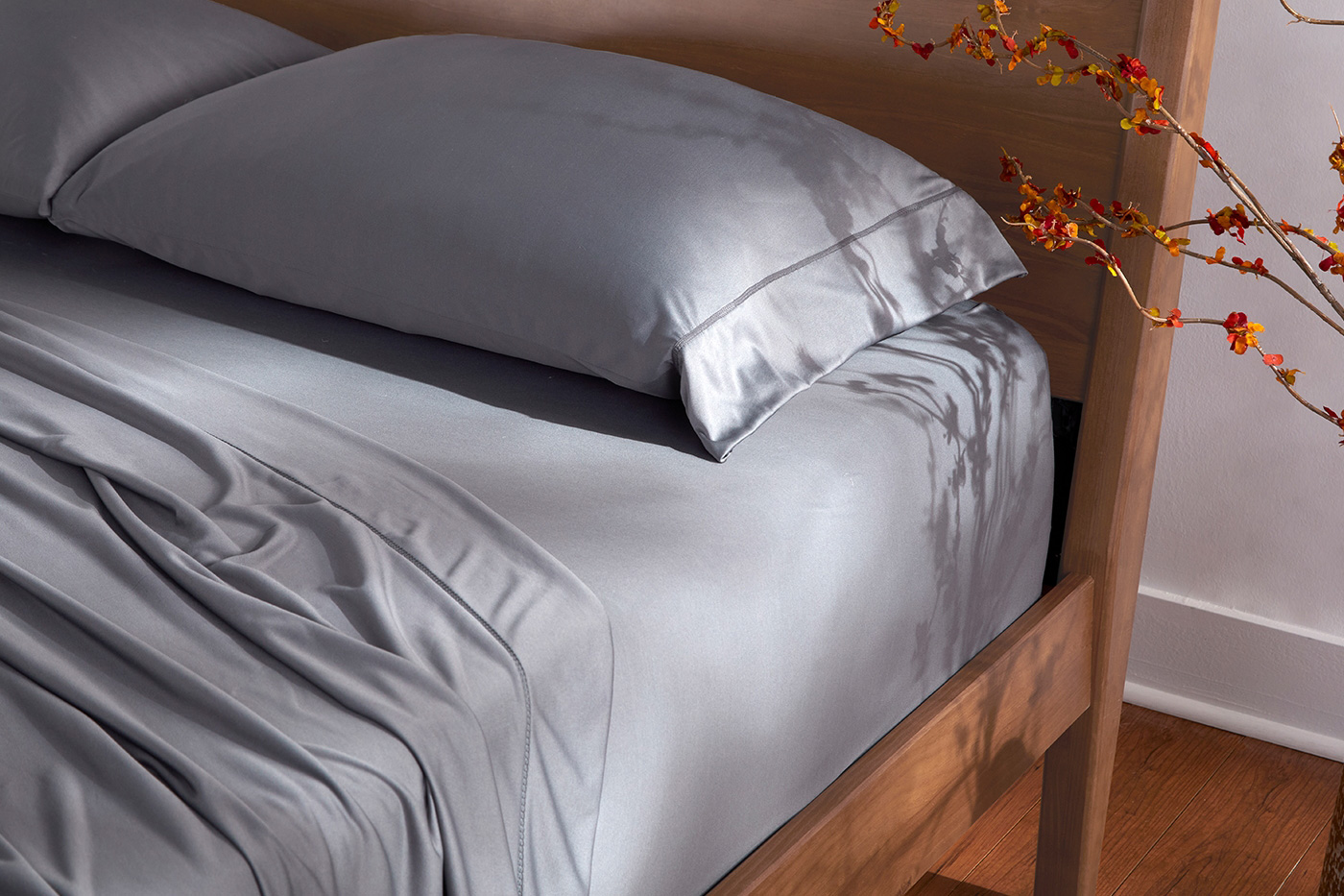 Bedgear Dri-Tec Sheet Set - Gray, Full Size