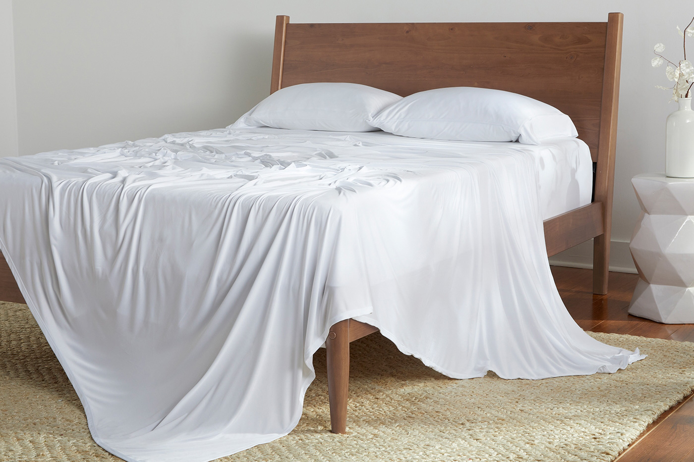 Bedgear Dri-Tec Sheet Set - White, Split California King Size