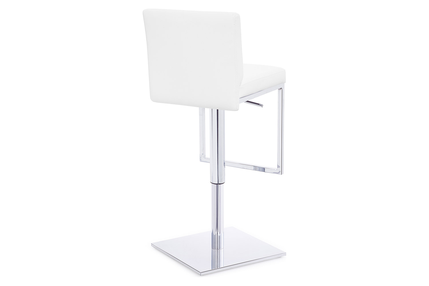 Bellini 134B Swivel Hydraulic Barstool - White