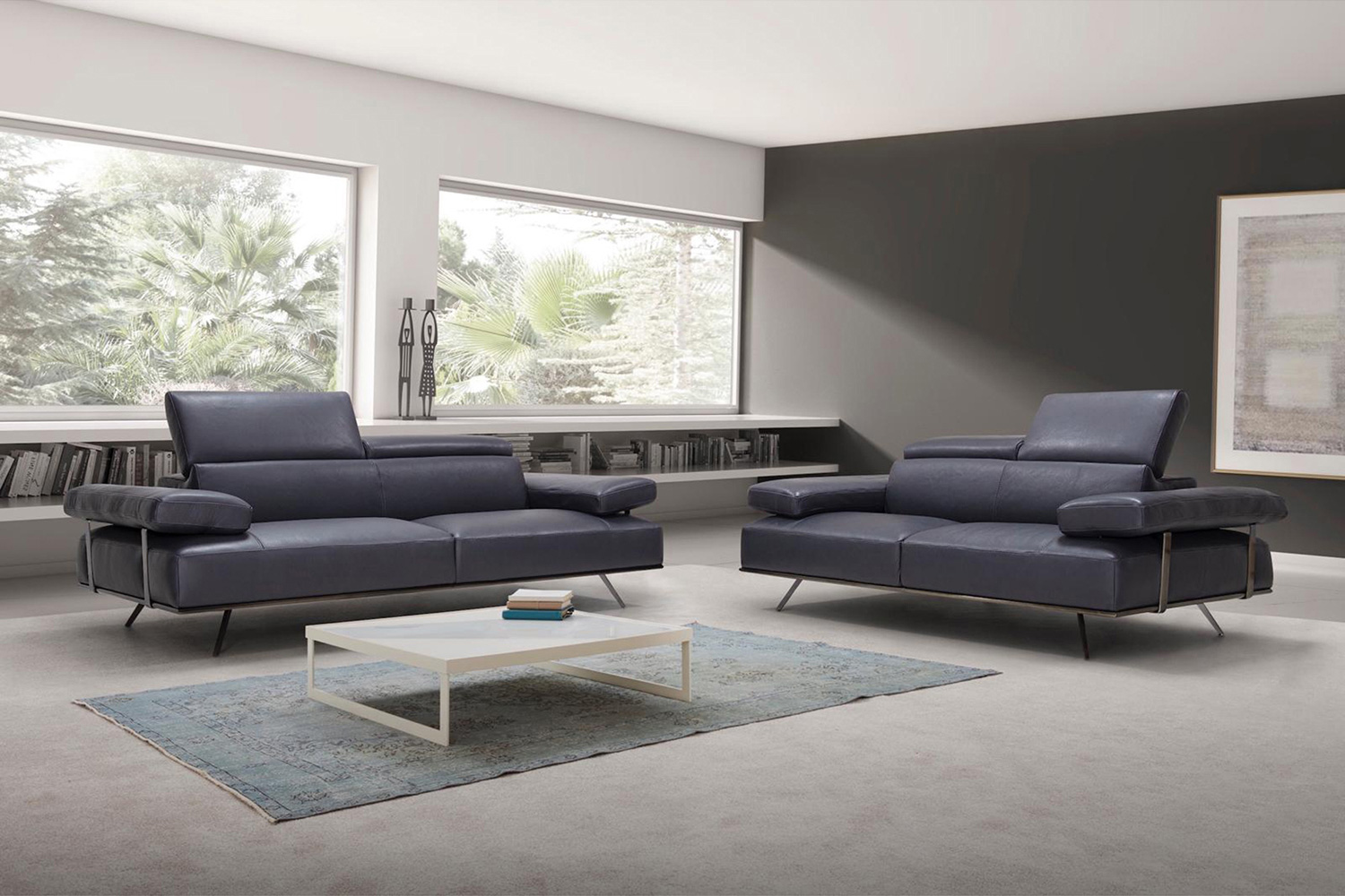 Bellini Adrian Sofa Leather - Anthracite