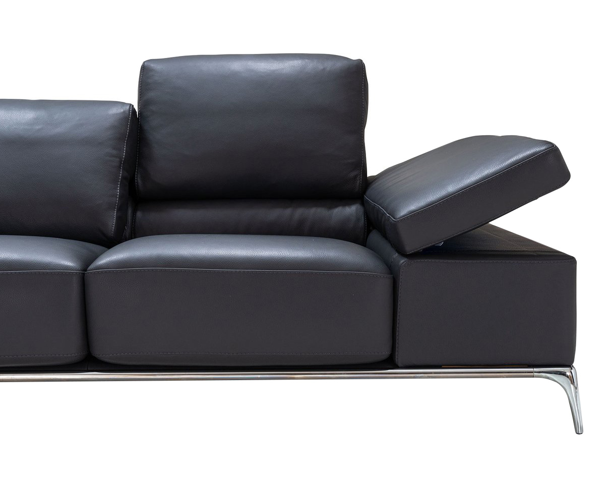 Bellini Arianna Sectional - Anthracite, Left Hand Facing