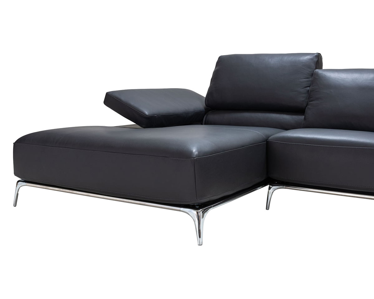 Bellini Arianna Sectional - Anthracite, Left Hand Facing