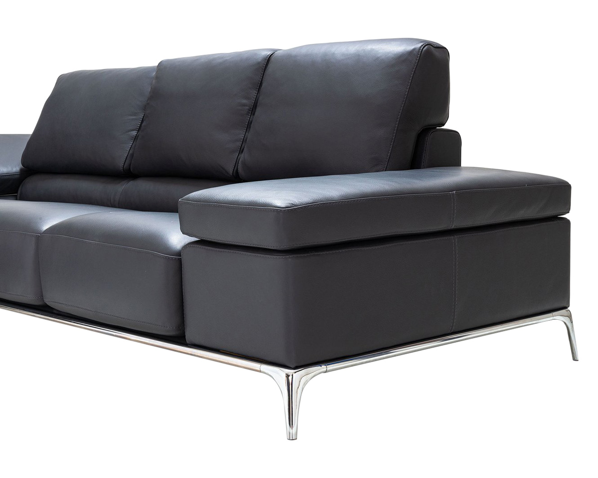 Bellini Arianna Sectional - Anthracite, Left Hand Facing